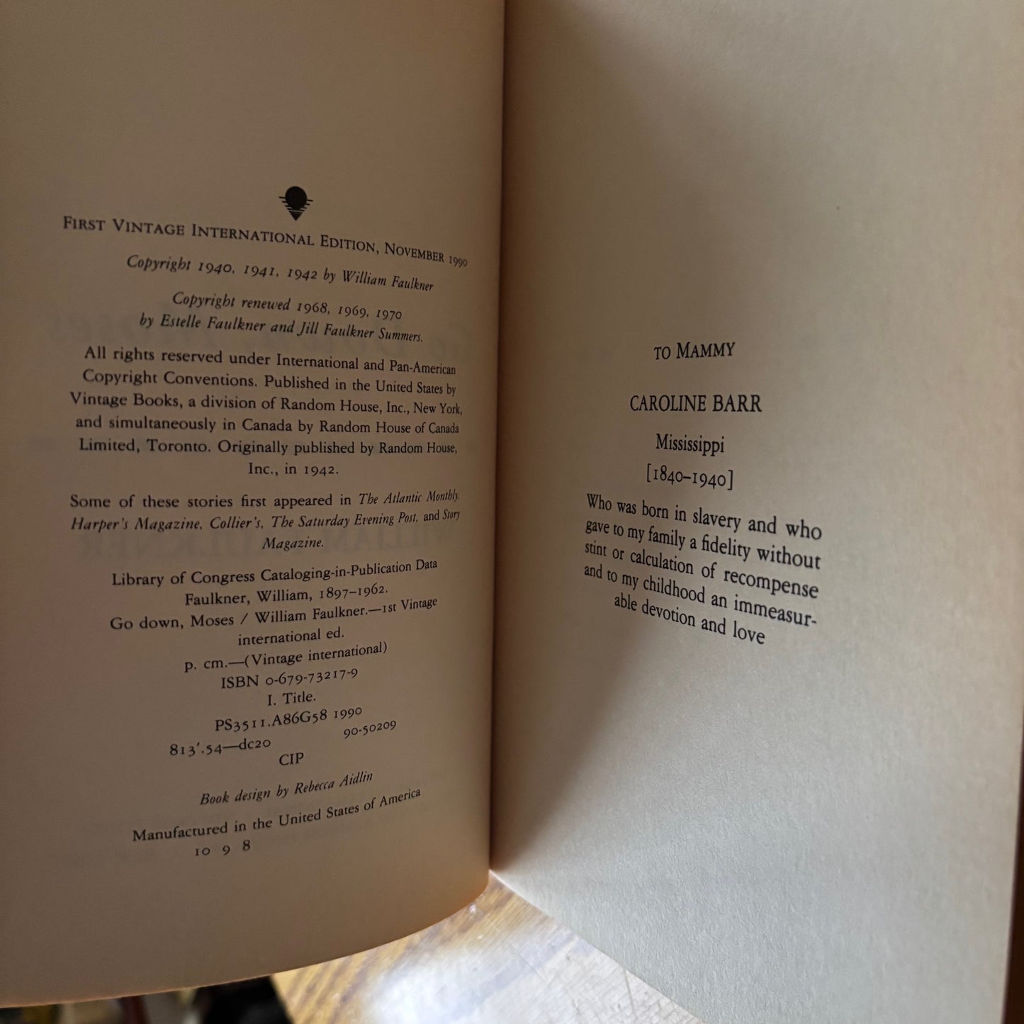 William Faulkner - Go Down, Moses