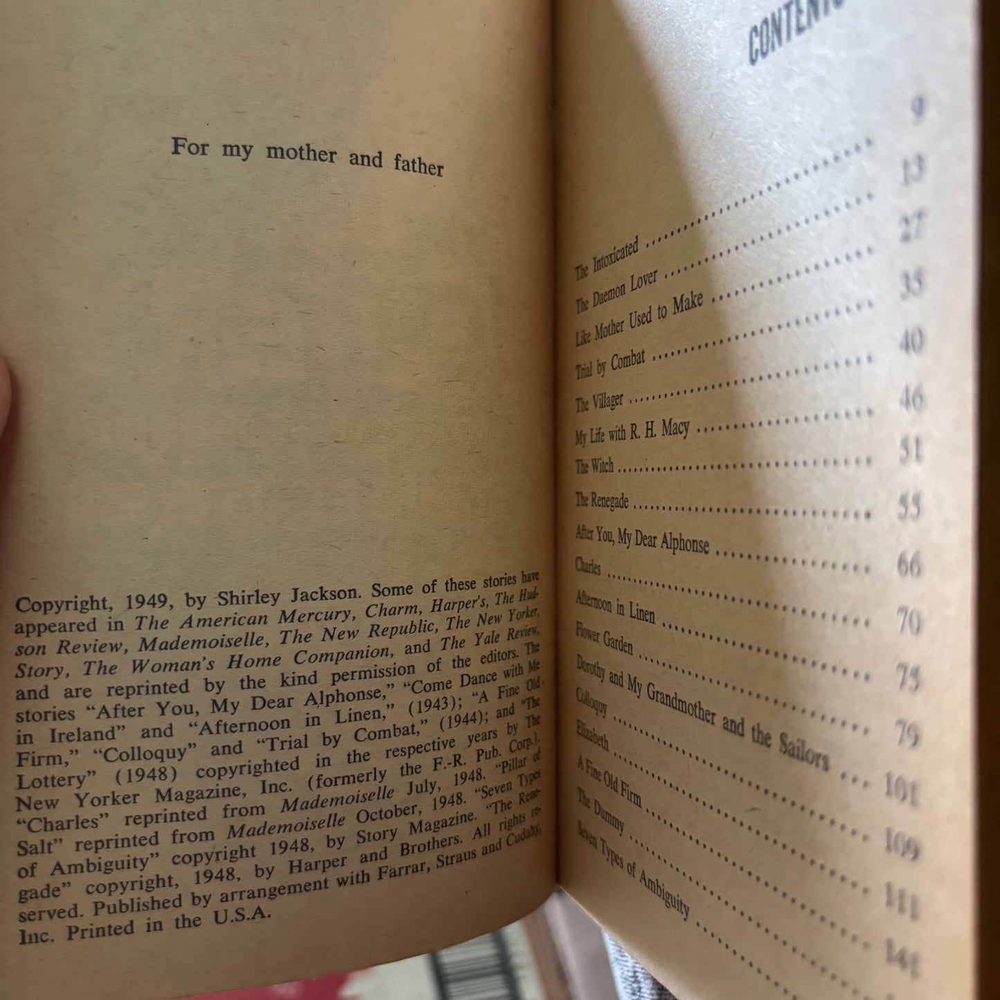 Shirley Jackson - The Lottery