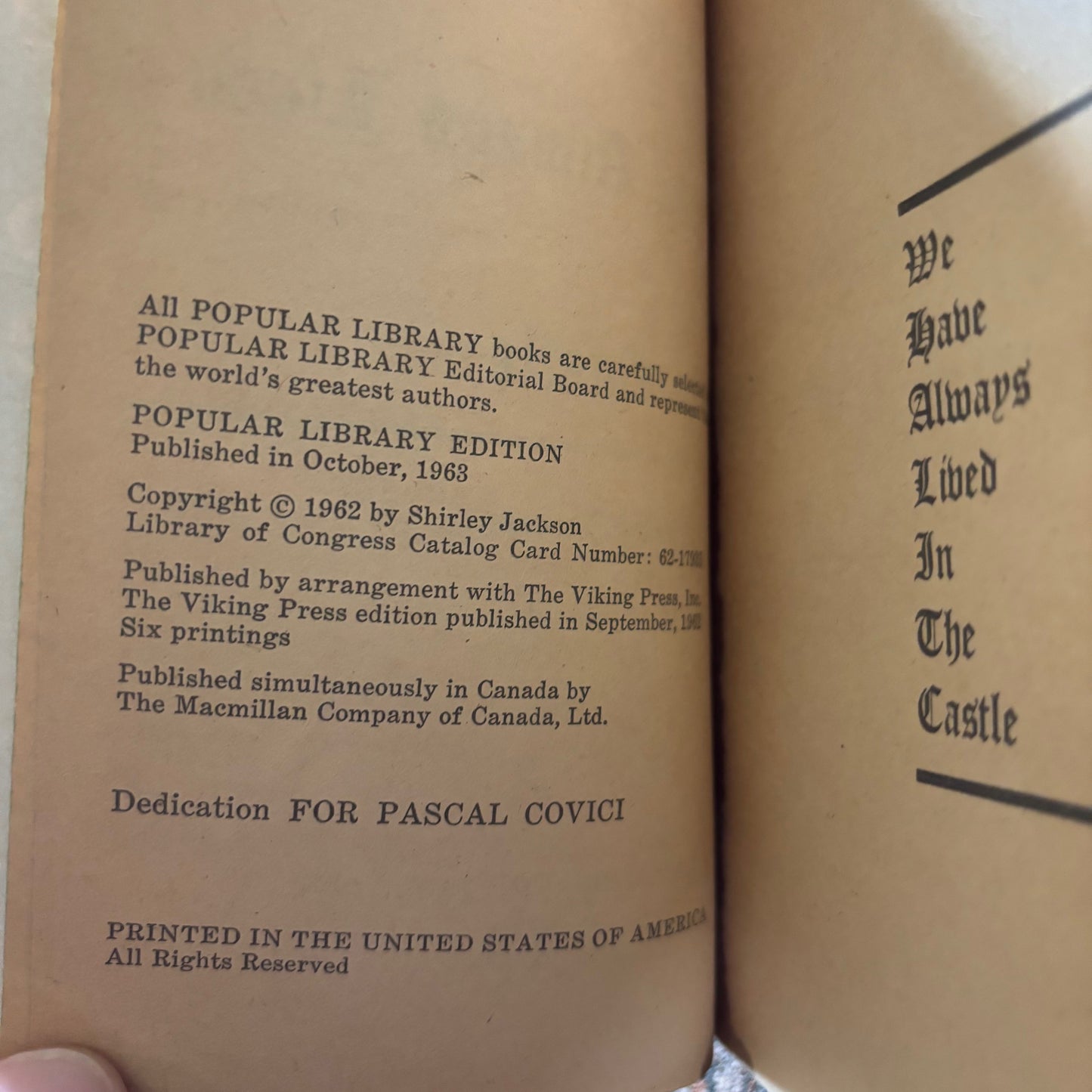Shirley Jackson - We Have Always Lived in the Castle