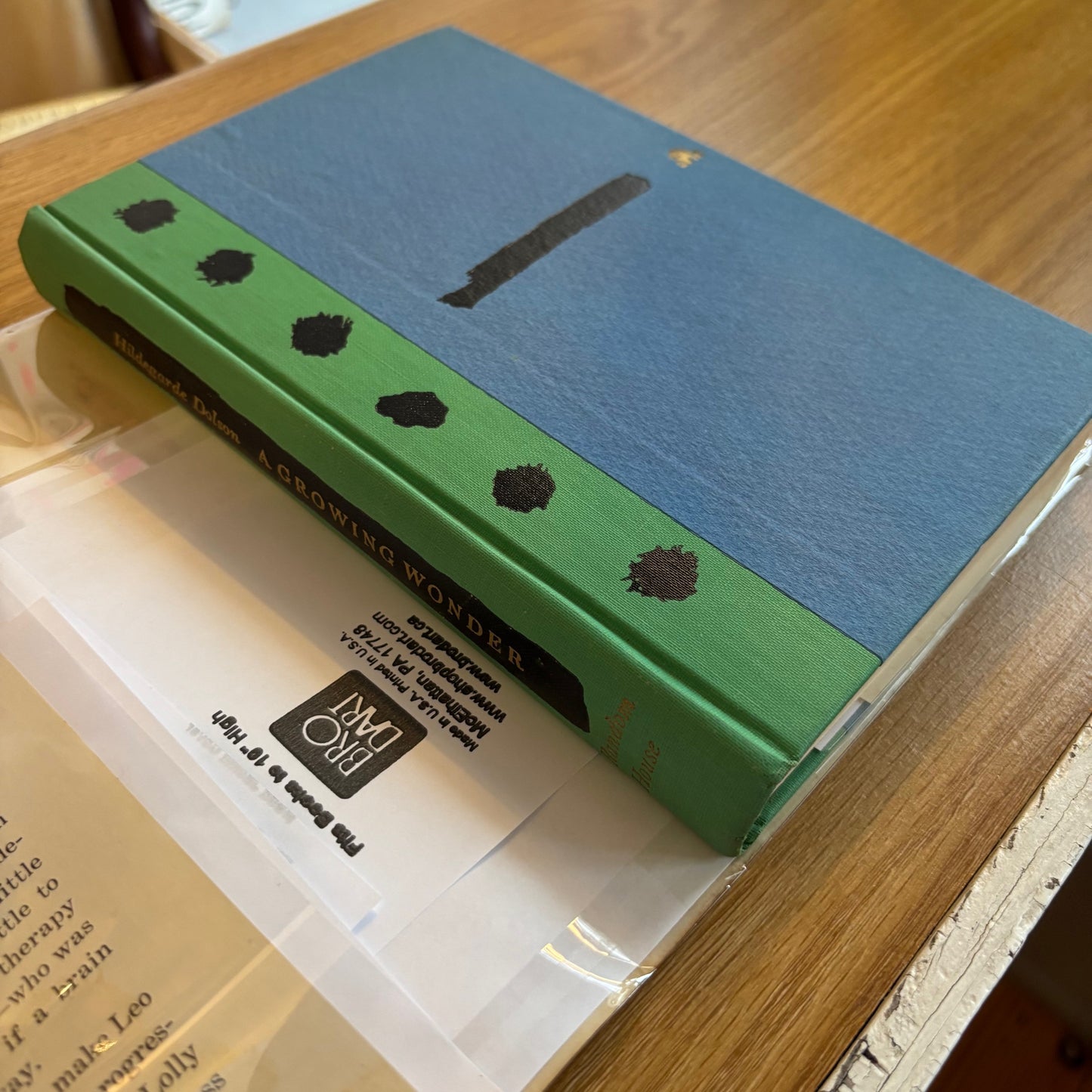 Hildegarde Dolson - A Growing Wonder - First Edition