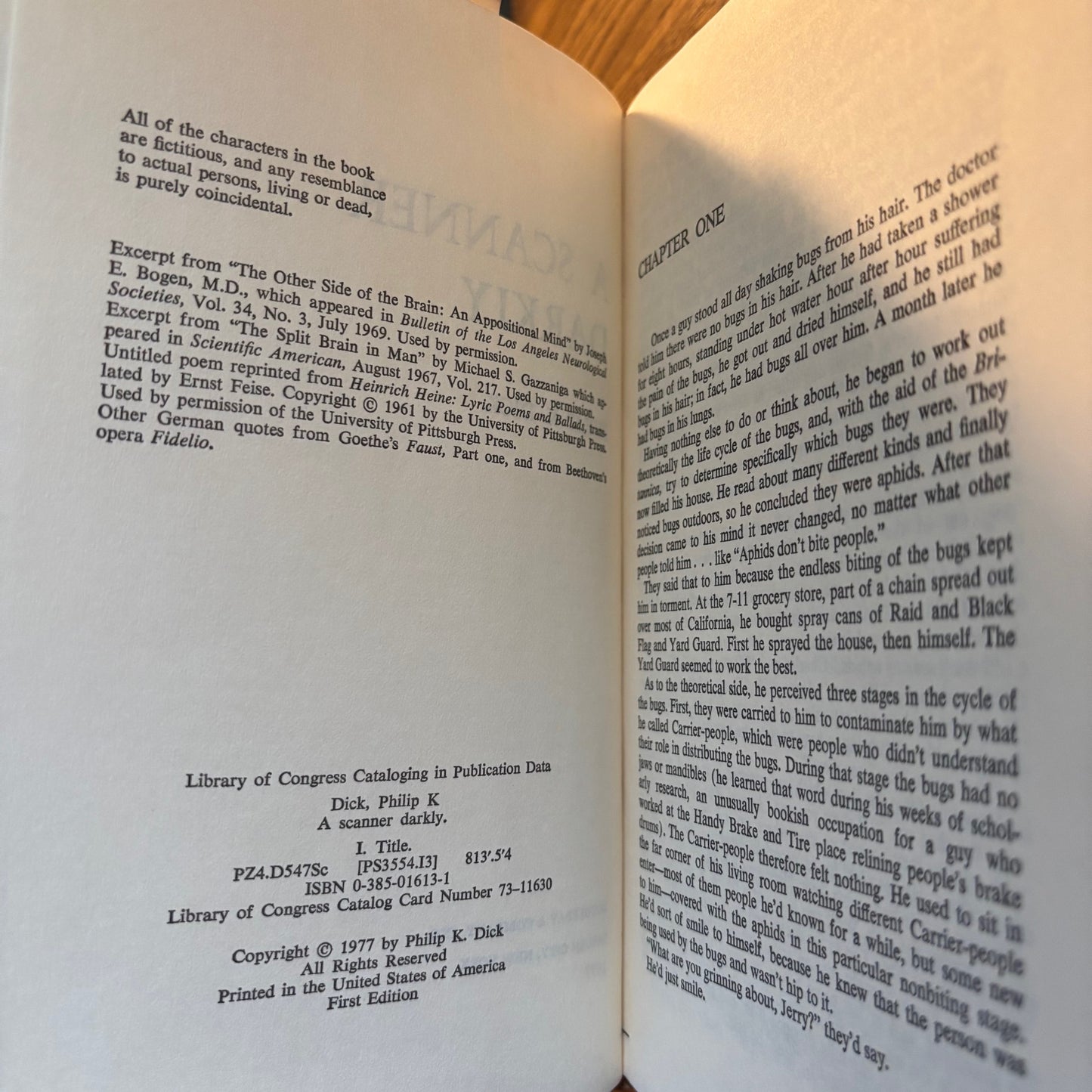 Philip K. Dick - A Scanner Darkly - First Edition
