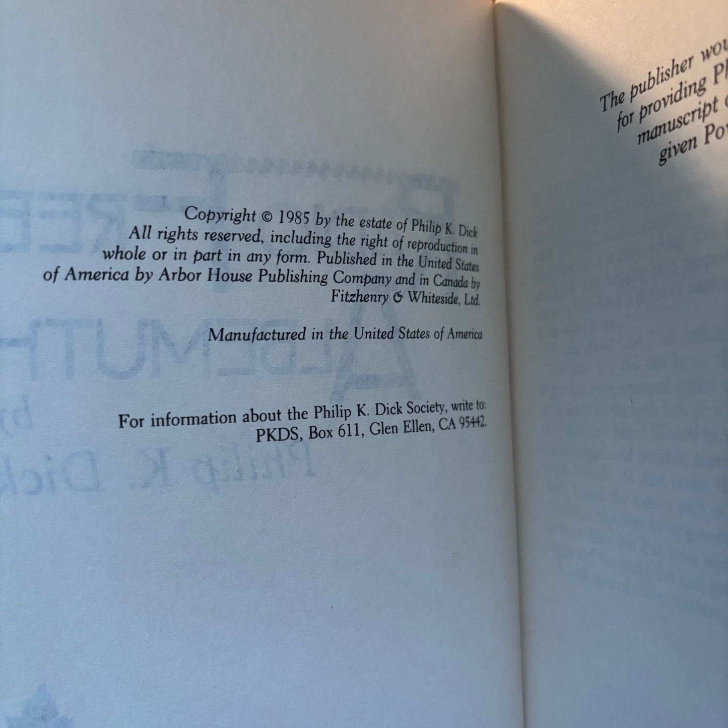 Philip K. Dick - Radio Free Albemuth