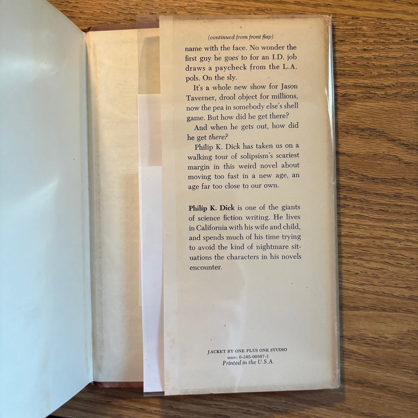 Philip K. Dick - Flow My Tears, the Policeman Said - First Edition Later Printing