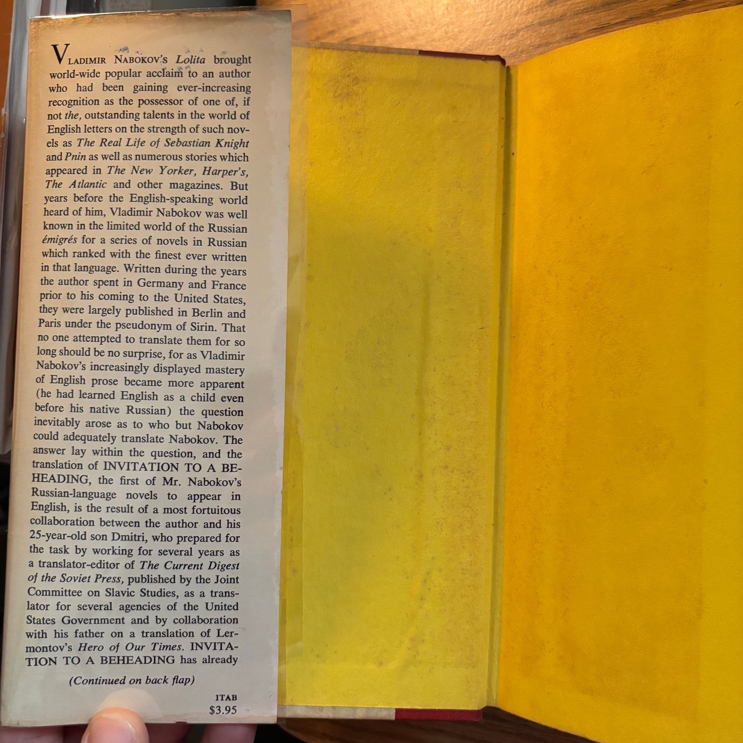 Vladimir Nabokov - Invitation to a Beheading - First Edition