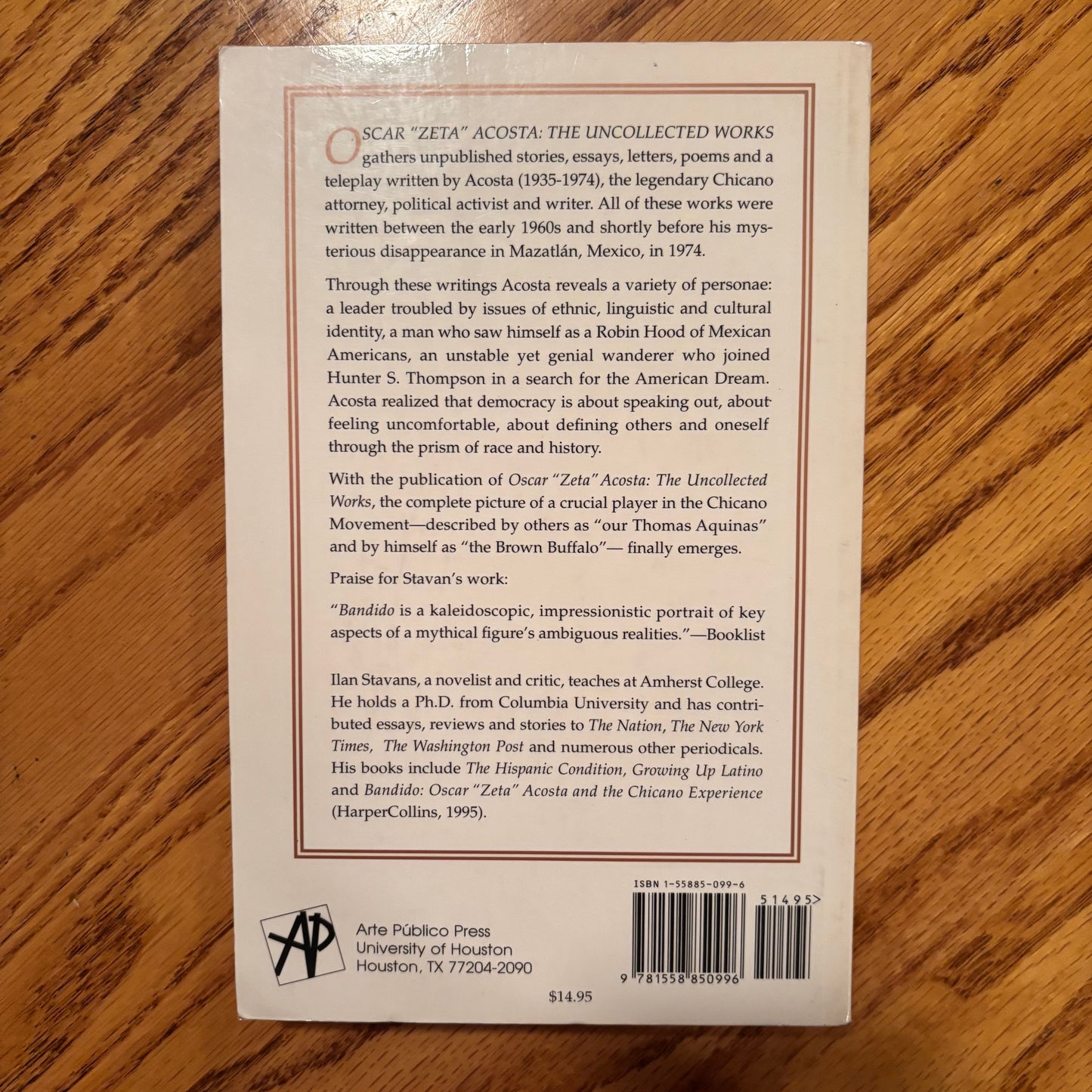 Oscar "Zeta" Acosta: The Uncollected Works