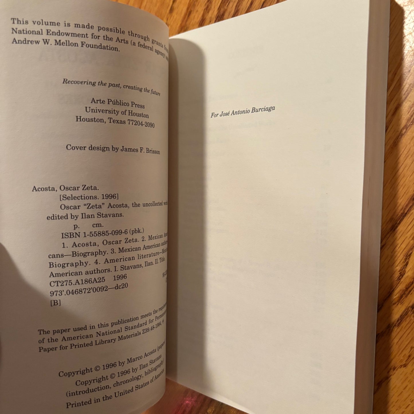Oscar "Zeta" Acosta: The Uncollected Works
