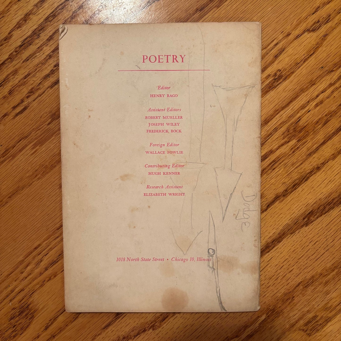 Poetry Volume 89 Number 5 - Frank O'Hara, Wendell Berry, Ted Hughes