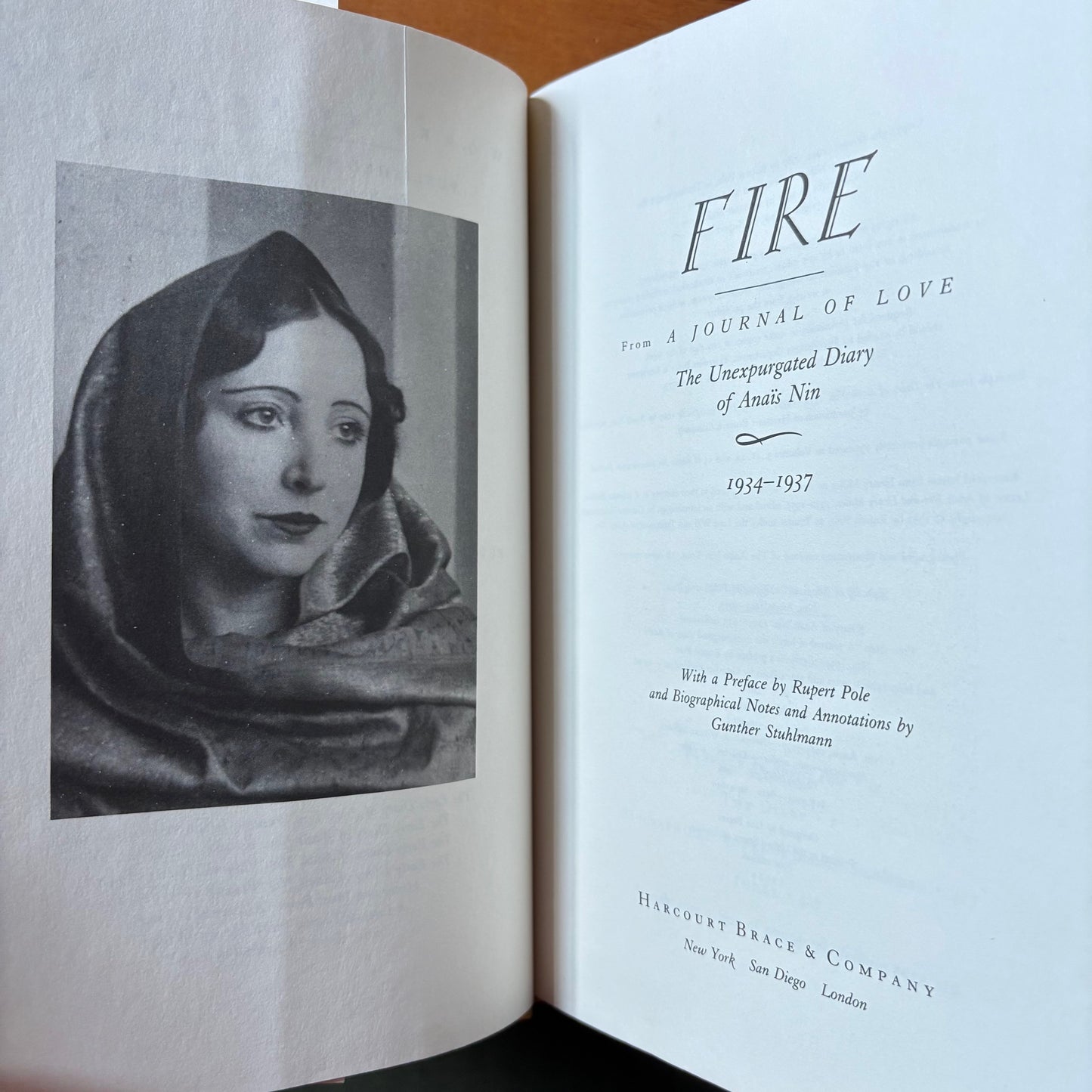 Anais Nin - Fire - First Edition