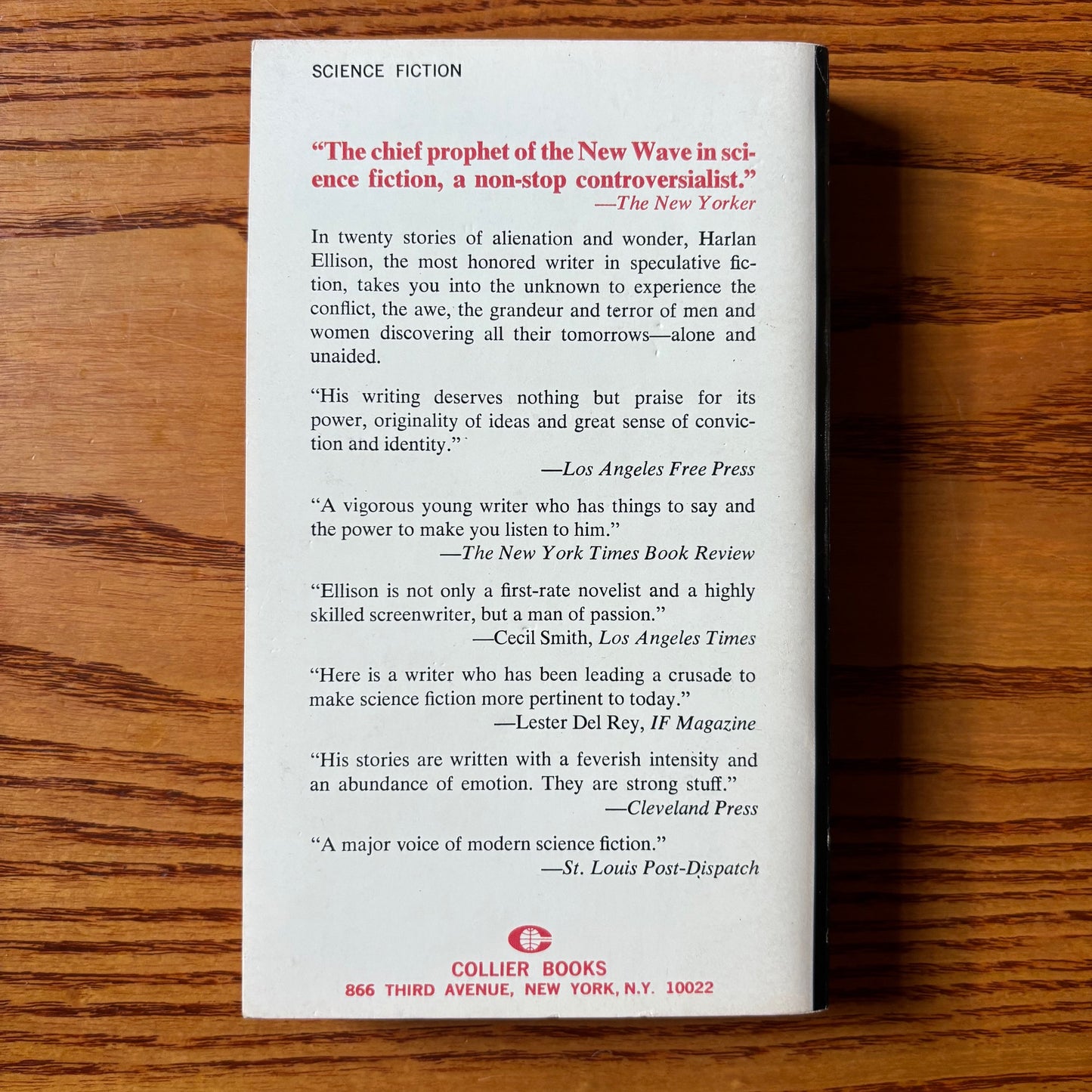 Harlan Ellison - Alone Against Tomorrow - First Edition Paperback
