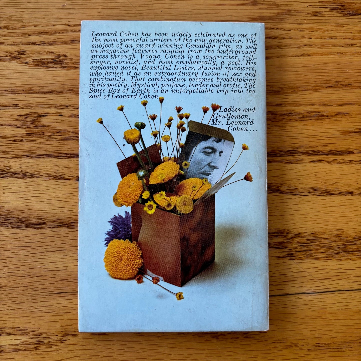 Leonard Cohen - The Spice-Box of Earth - First Edition Paperback