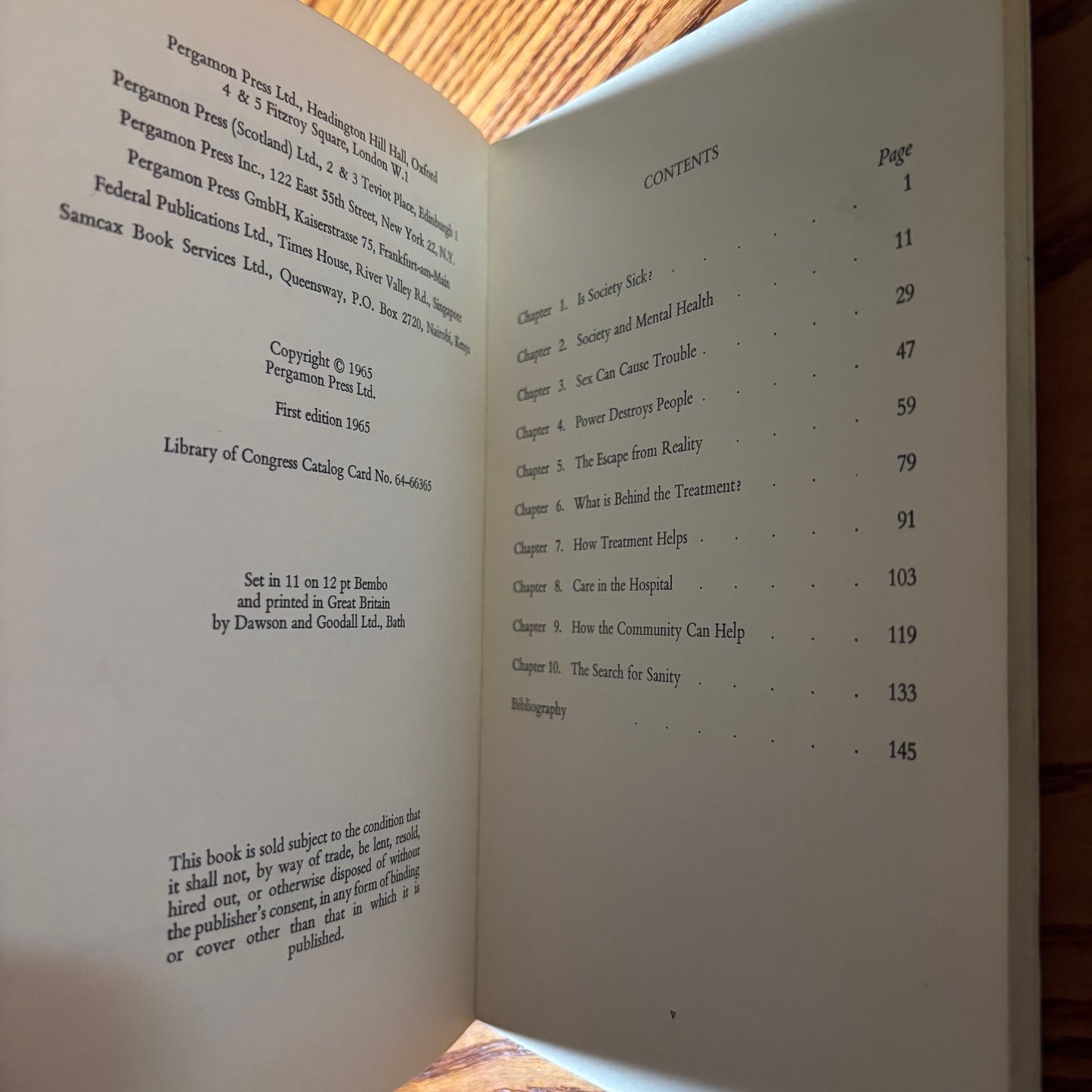 S. Leff & V. Leff - The Search for Sanity - First Edition