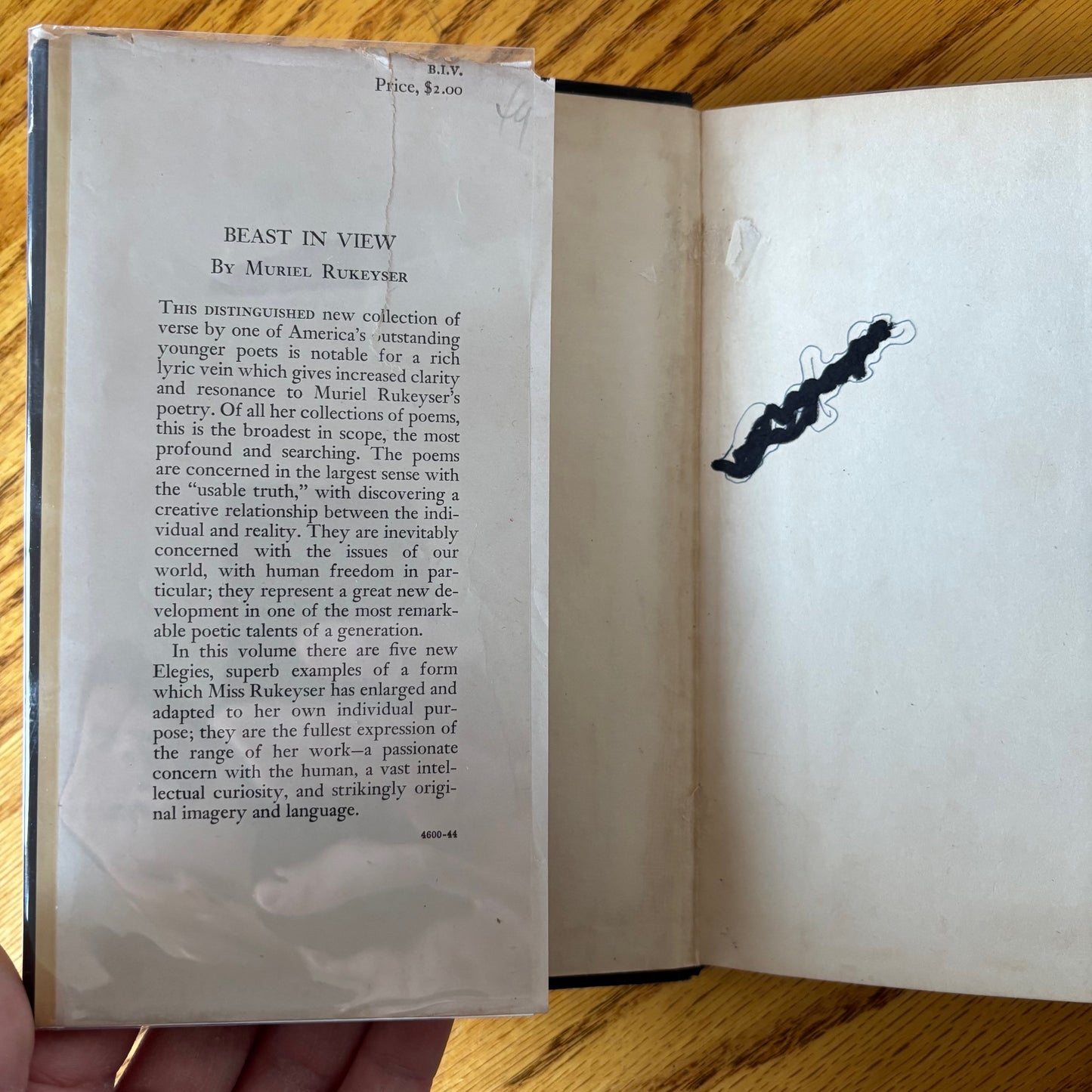 Muriel Rukeyser - Beast in View - First Edition