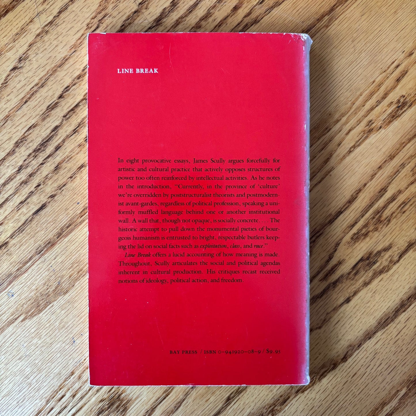 James Scully - Line Break: Poetry as Social Practice