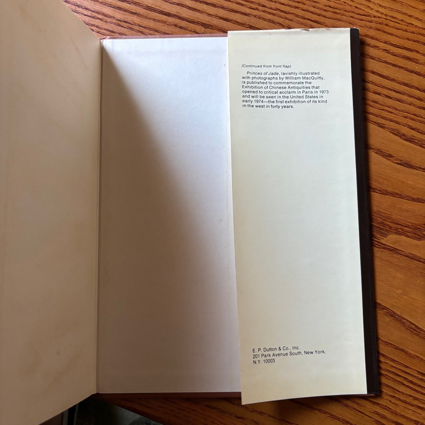 Edmund Capon & William MacQuitty - Princes of Jade - First Edition