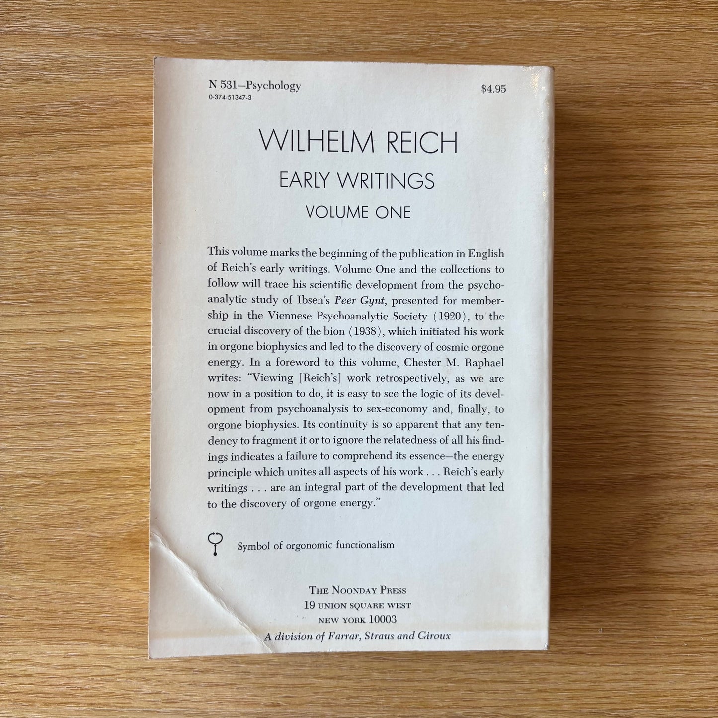 Wilhelm Reich - Early Writings