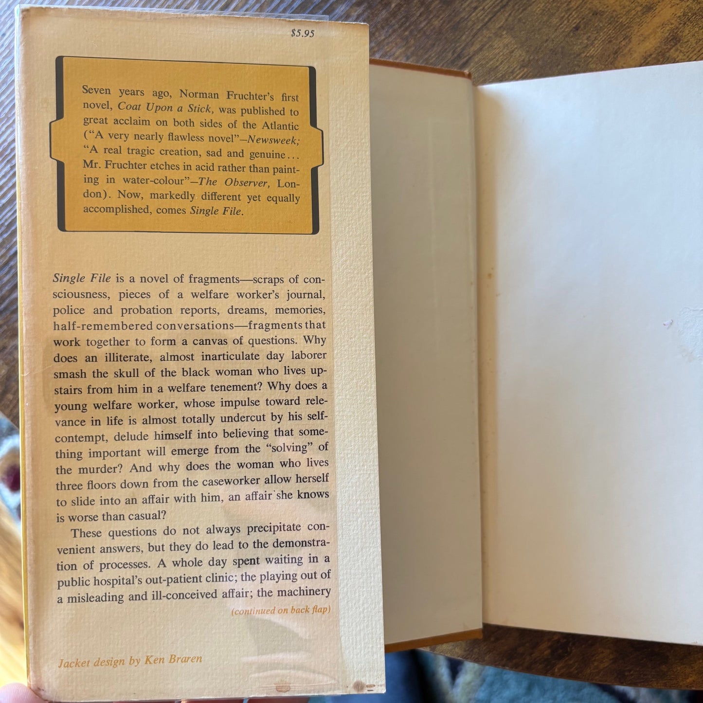 Norman Fruchter - Single File - First Edition