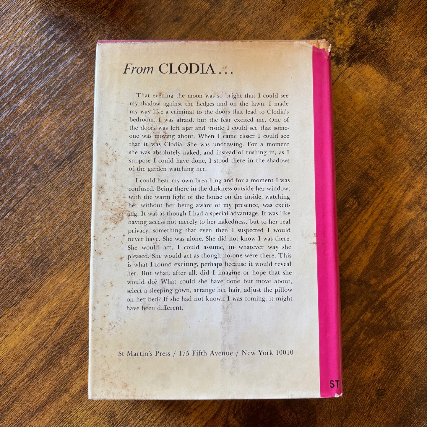 Robert DeMaria - Clodia - First Edition
