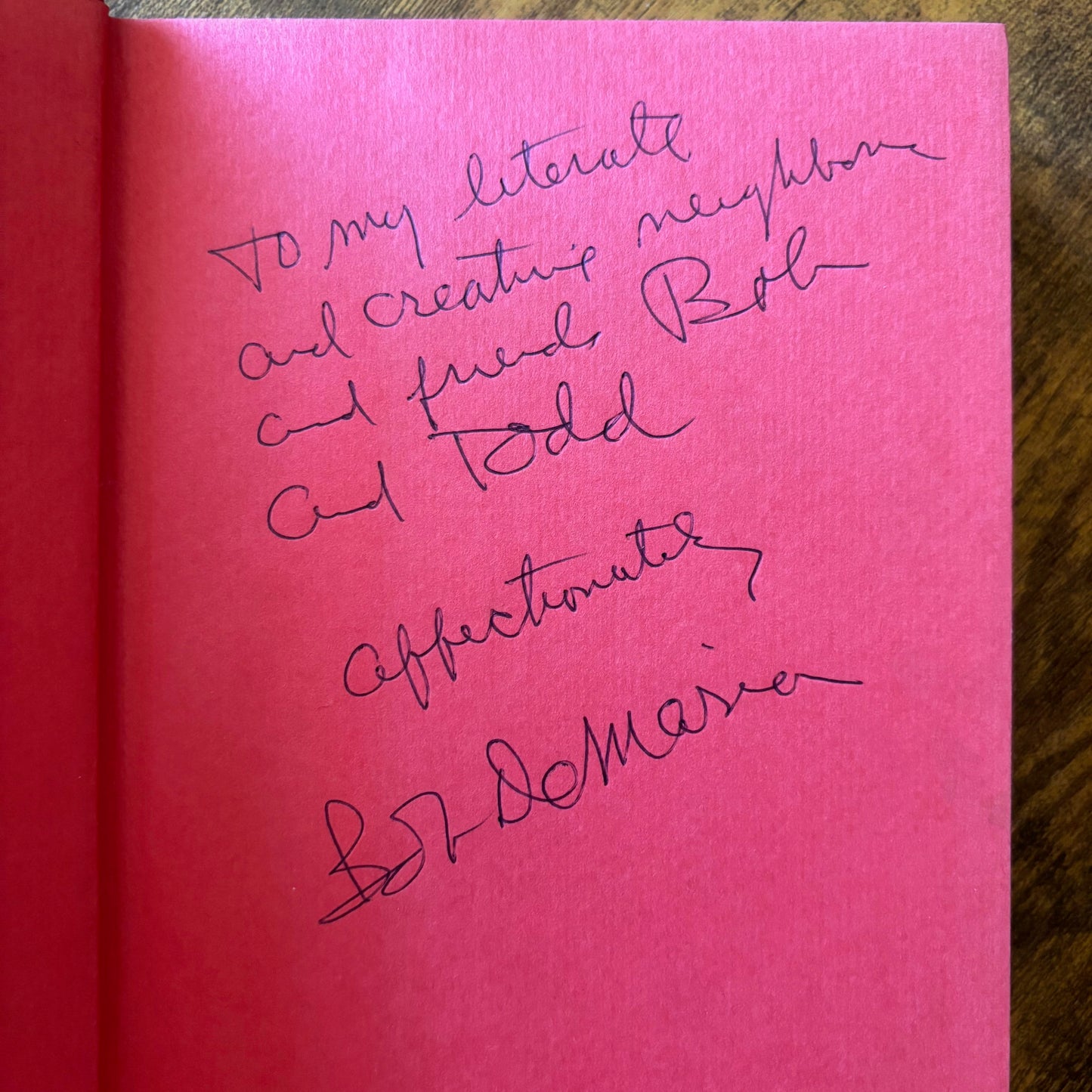 Robert DeMaria - To Be a King - Signed to Robert Berks