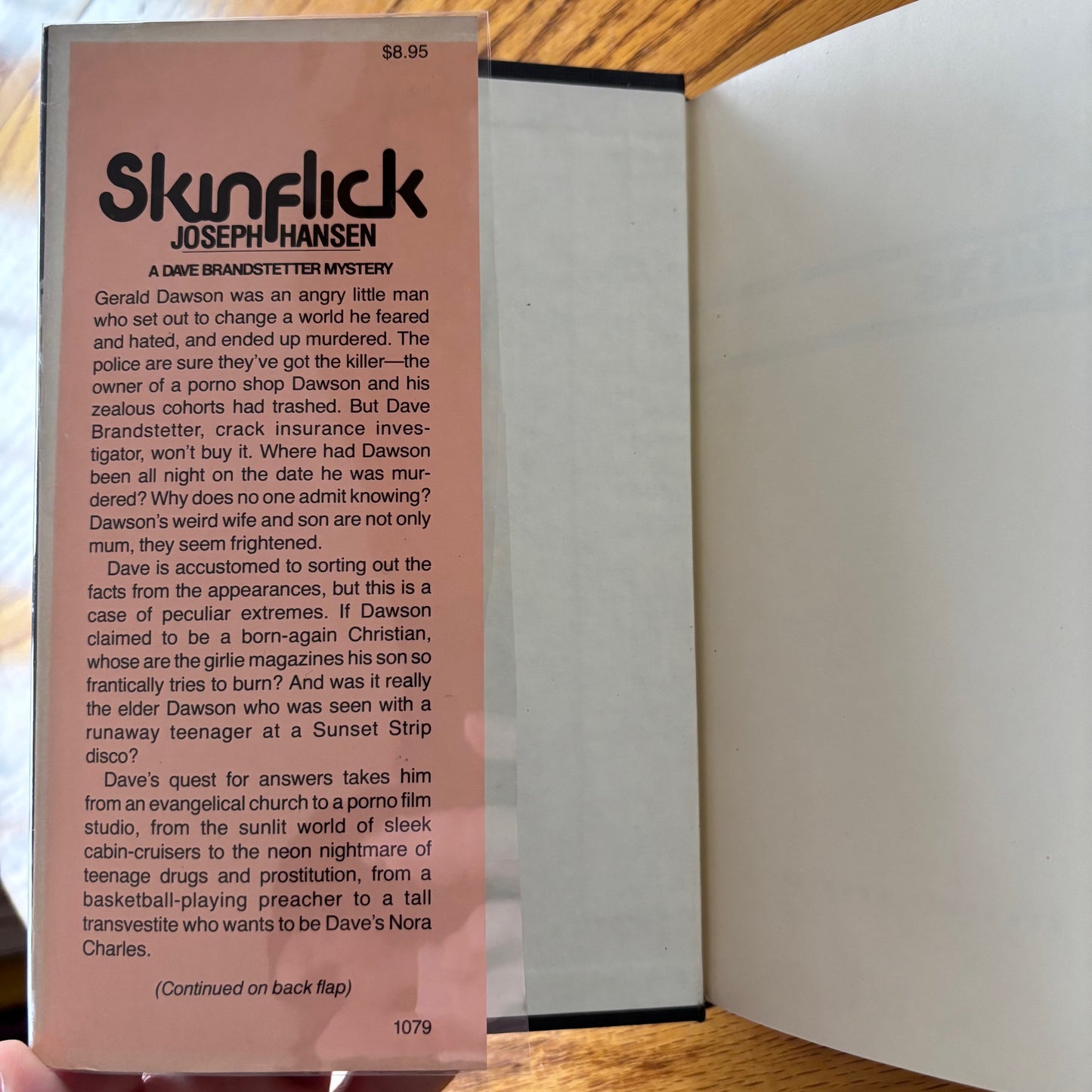 Joseph Hansen - Skinflick - First Edition