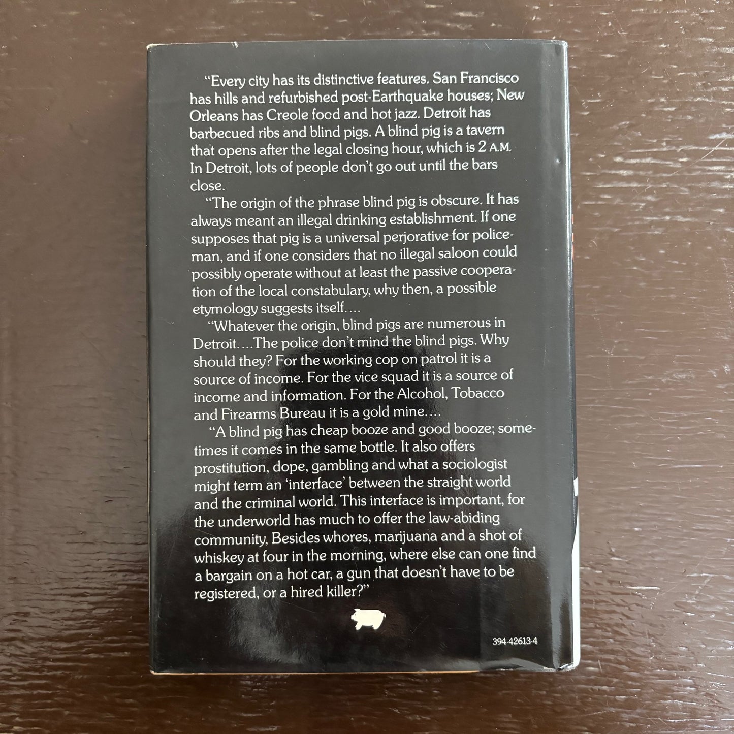 Jon A. Jackson - The Blind Pig - Signed First Edition
