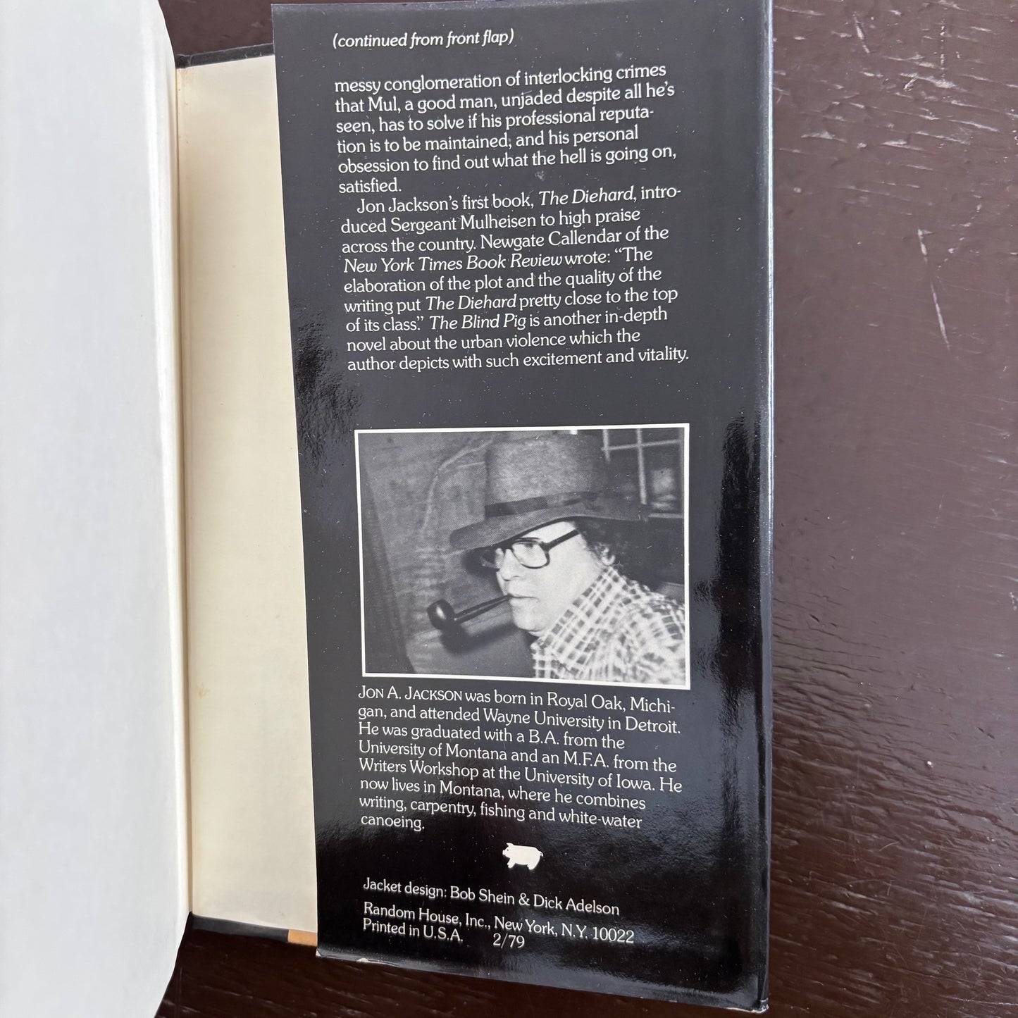 Jon A. Jackson - The Blind Pig - Signed First Edition