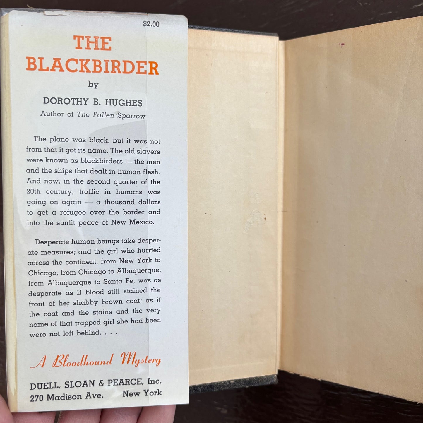 Dorothy B. Hughes - The Blackbirder - First Edition
