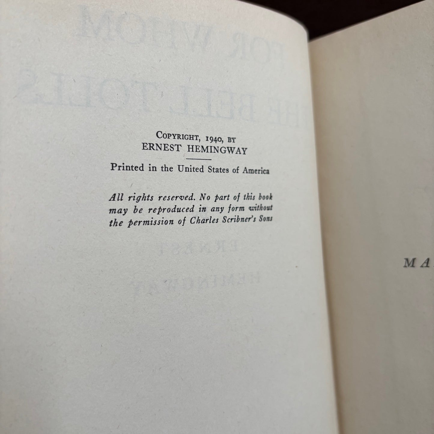 Ernest Hemingway - For Whom the Bell Tolls