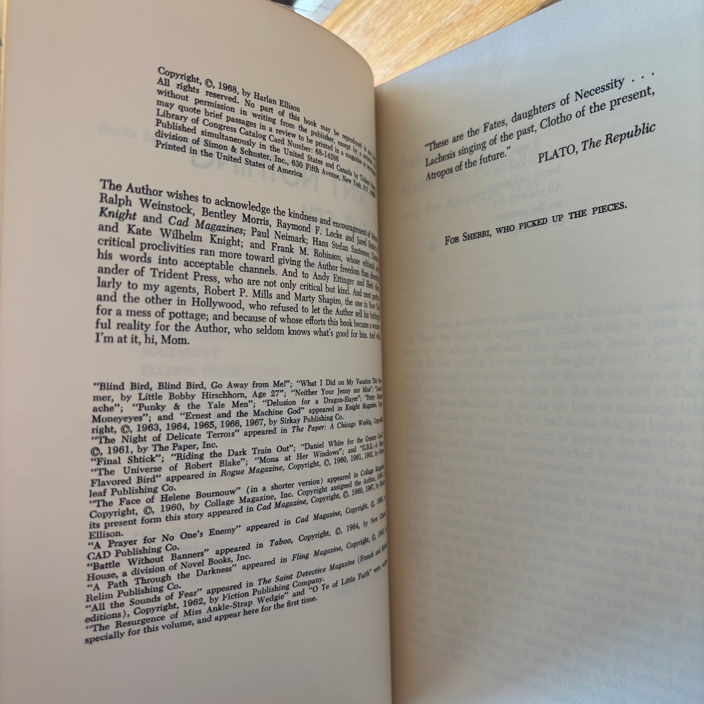 Harlan Ellison - Love Ain't Nothing But Sex Misspelled - First Edition