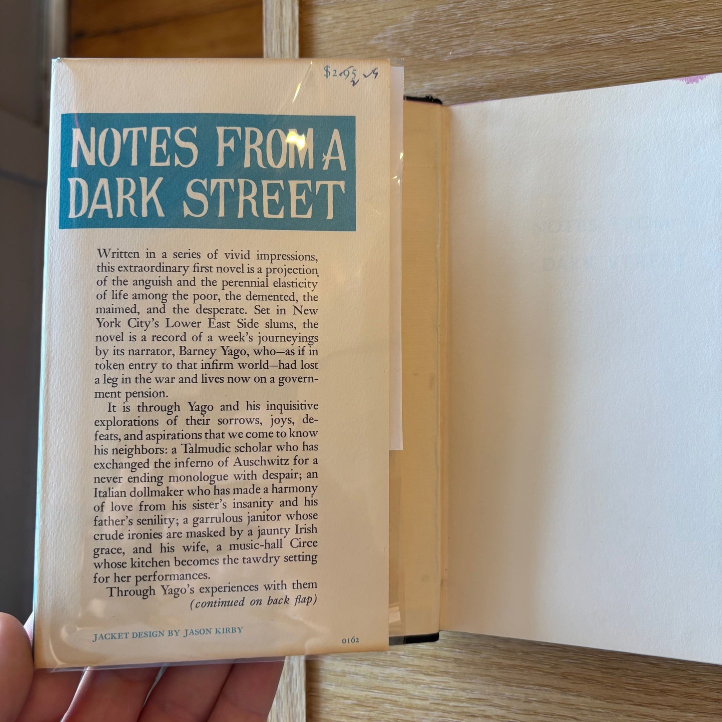 Edward Adler - Notes From a Dark Street - First Edition