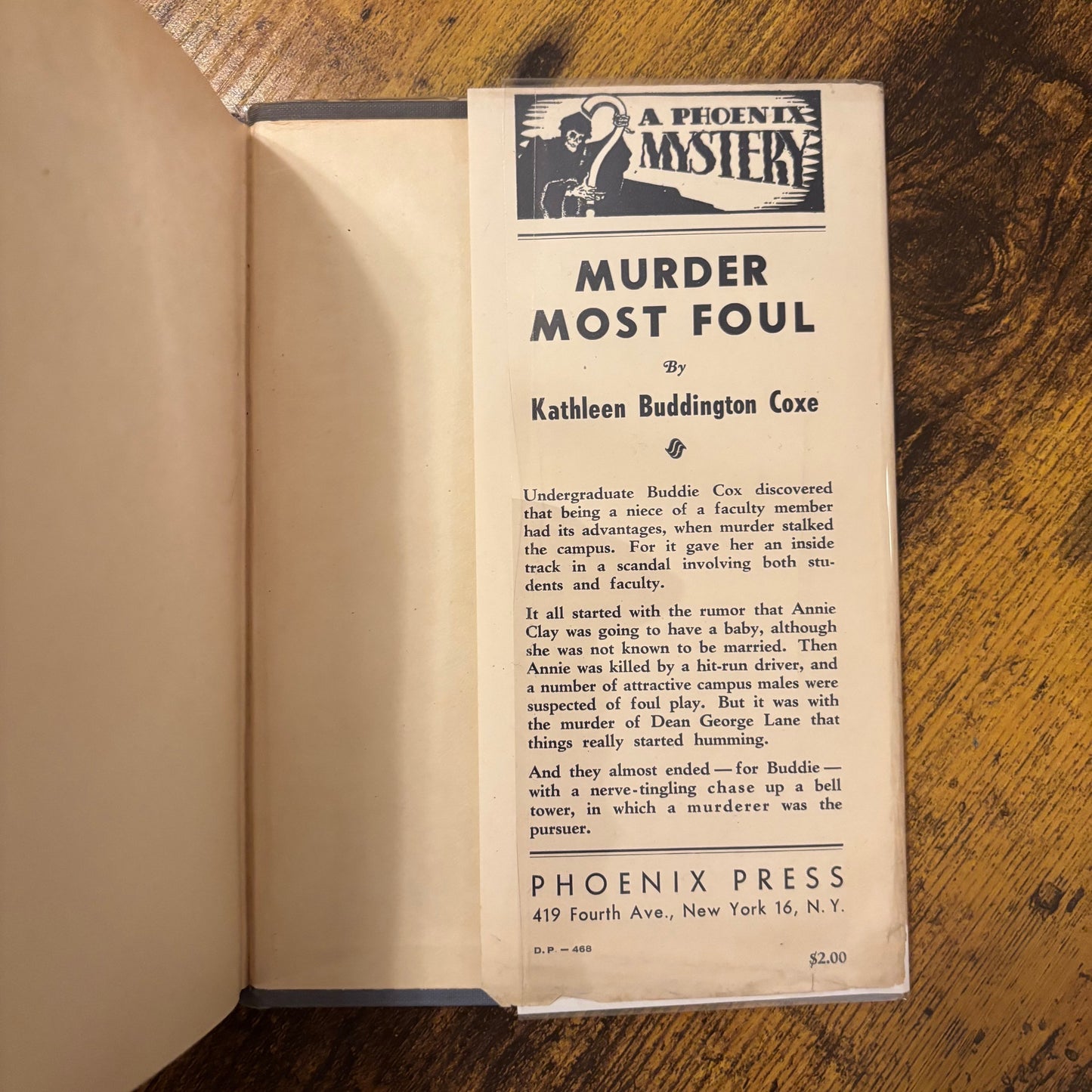 Robert Portner Koehler - The Road House Murders - First Edition
