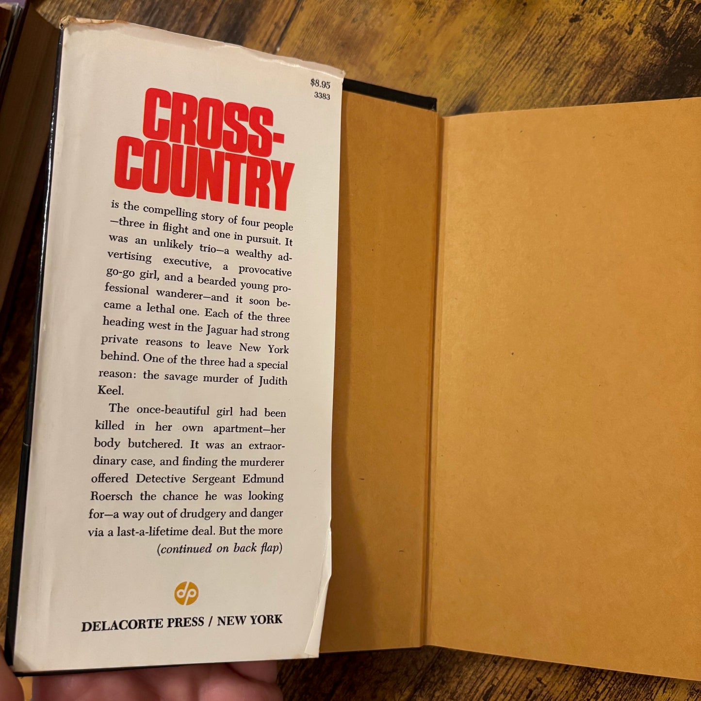 Herbert Kastle - Cross-Country - First Edition Second Printing