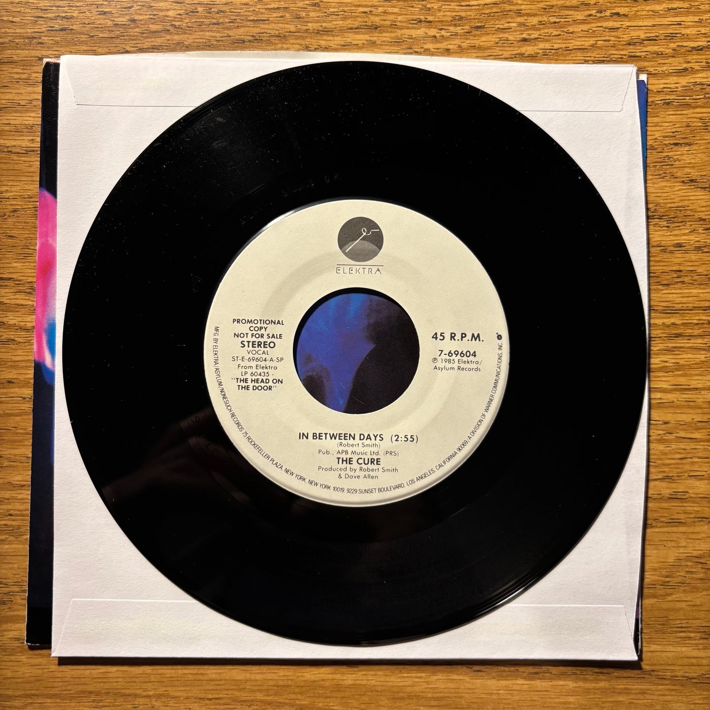 The Cure - In Between Days - Promotional Pressing