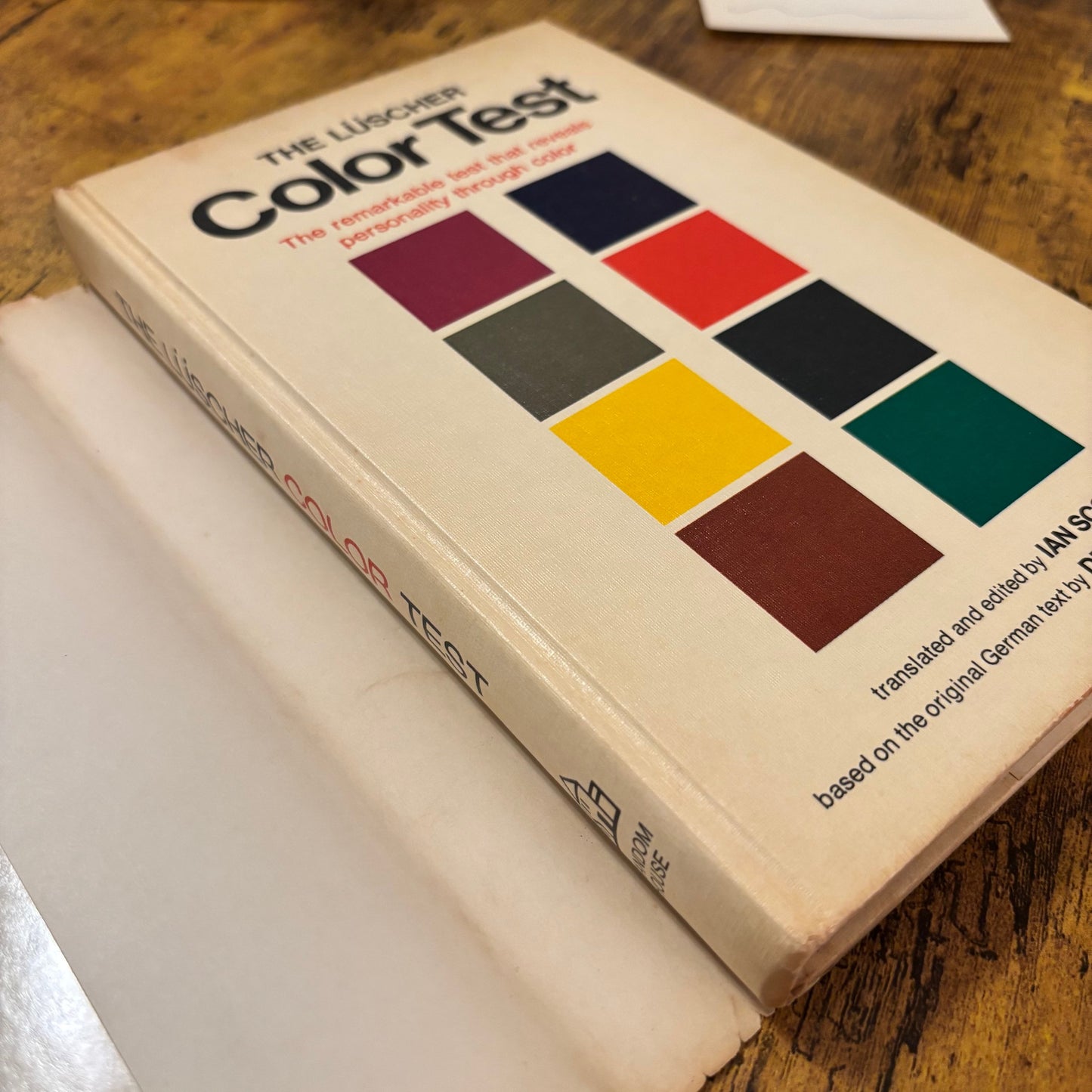 (Ian Scott, Max Luscher) The Luscher Color Test - First Edition
