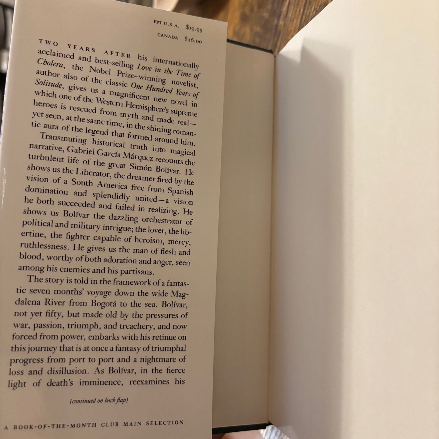 Gabriel Garcia Marquez - The General in his Labyrinth - First Edition