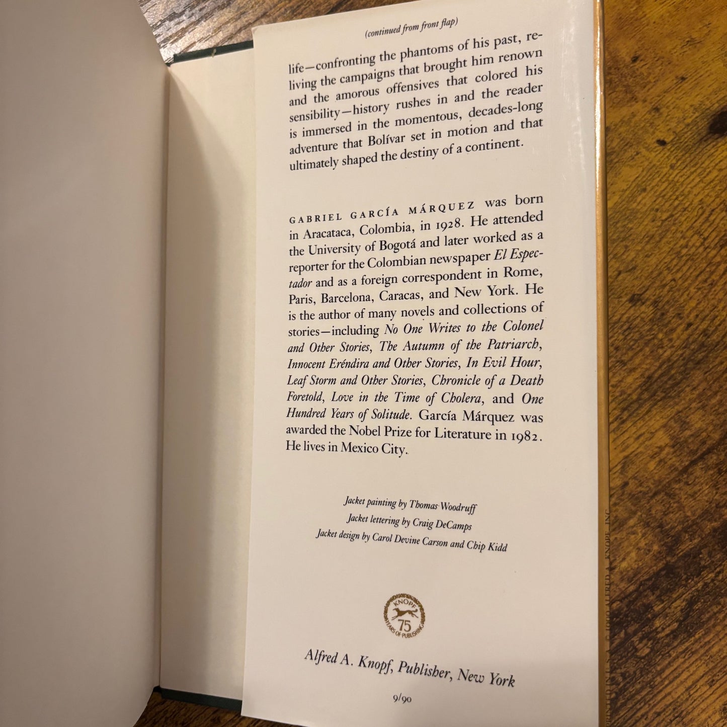 Gabriel Garcia Marquez - The General in his Labyrinth - First Edition
