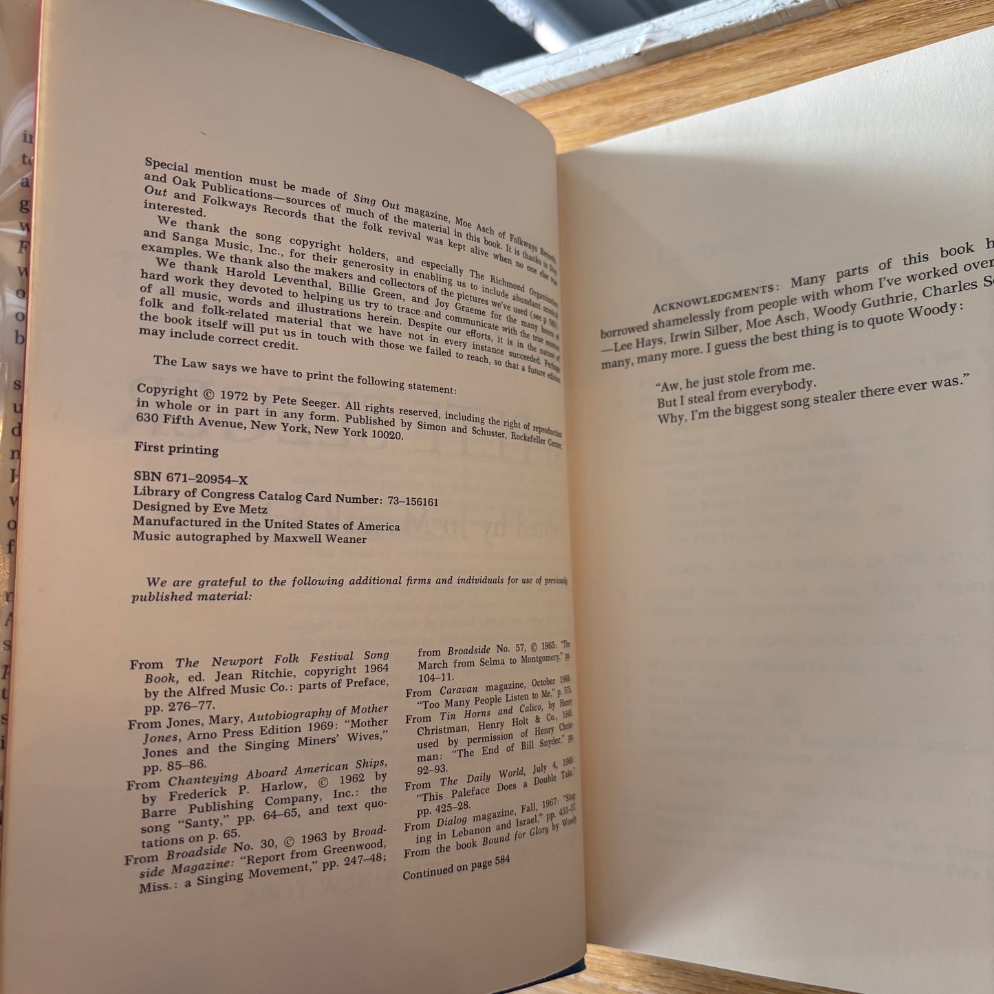 Pete Seeger - The Incompleat Folksinger - First Edition