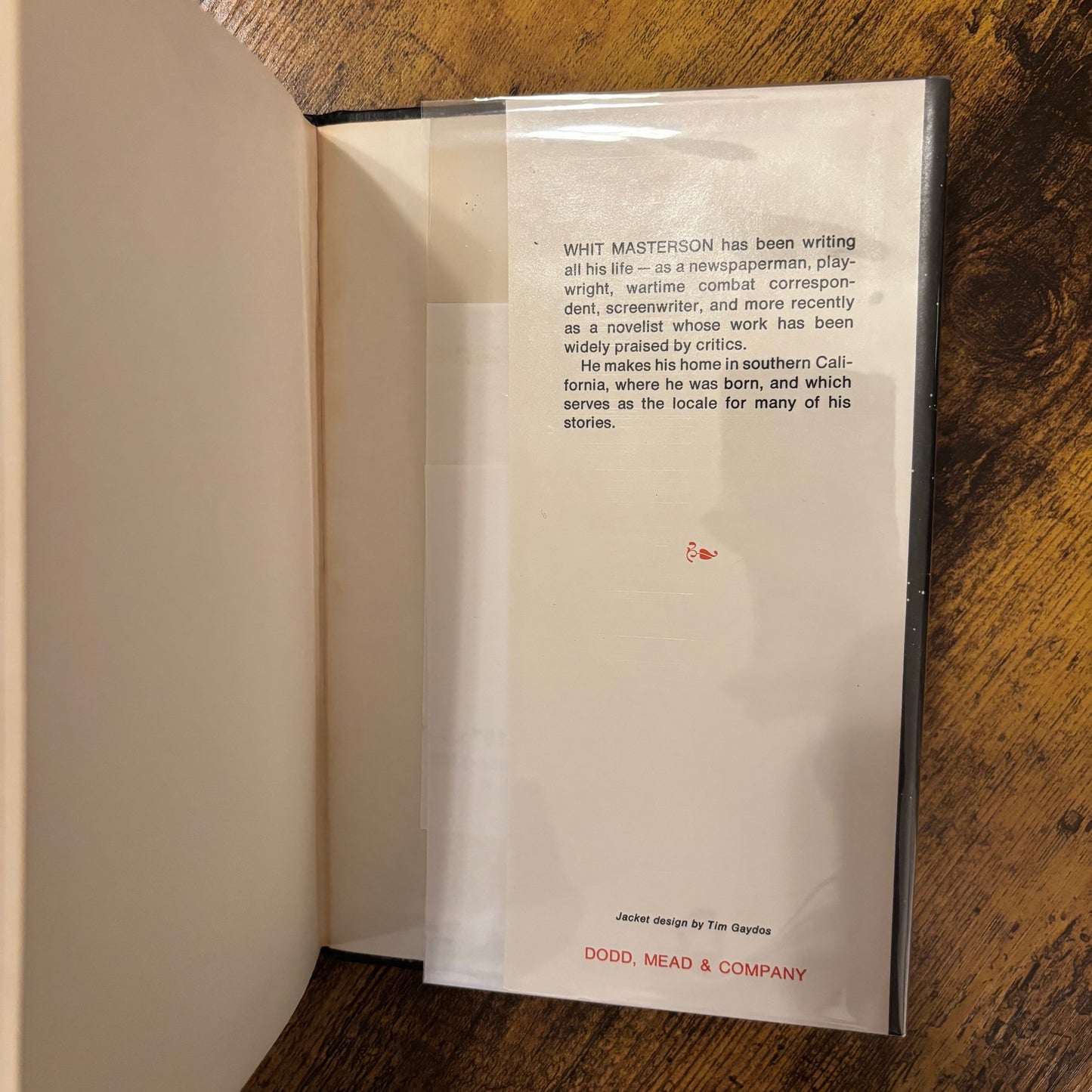 Whit Masterson - The Slow Gallows - Signed by Dorothy B. Hughes