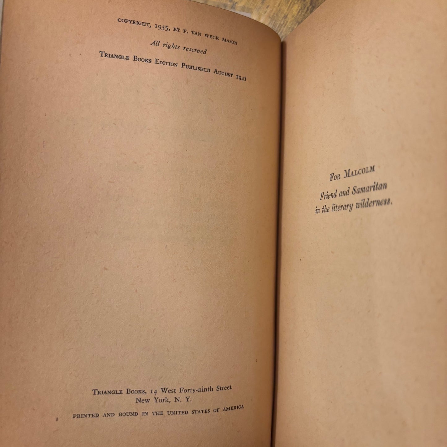 Van Wyck Mason - The Washington Legation Murders