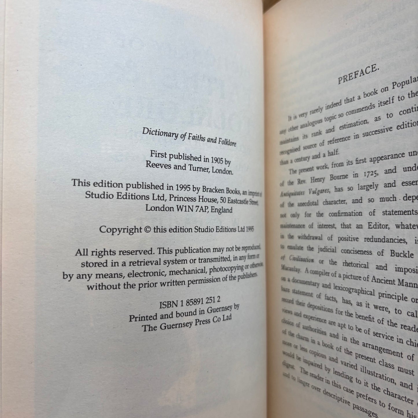 W.C. Hazlitt - Dictionary of Faiths & Folklore