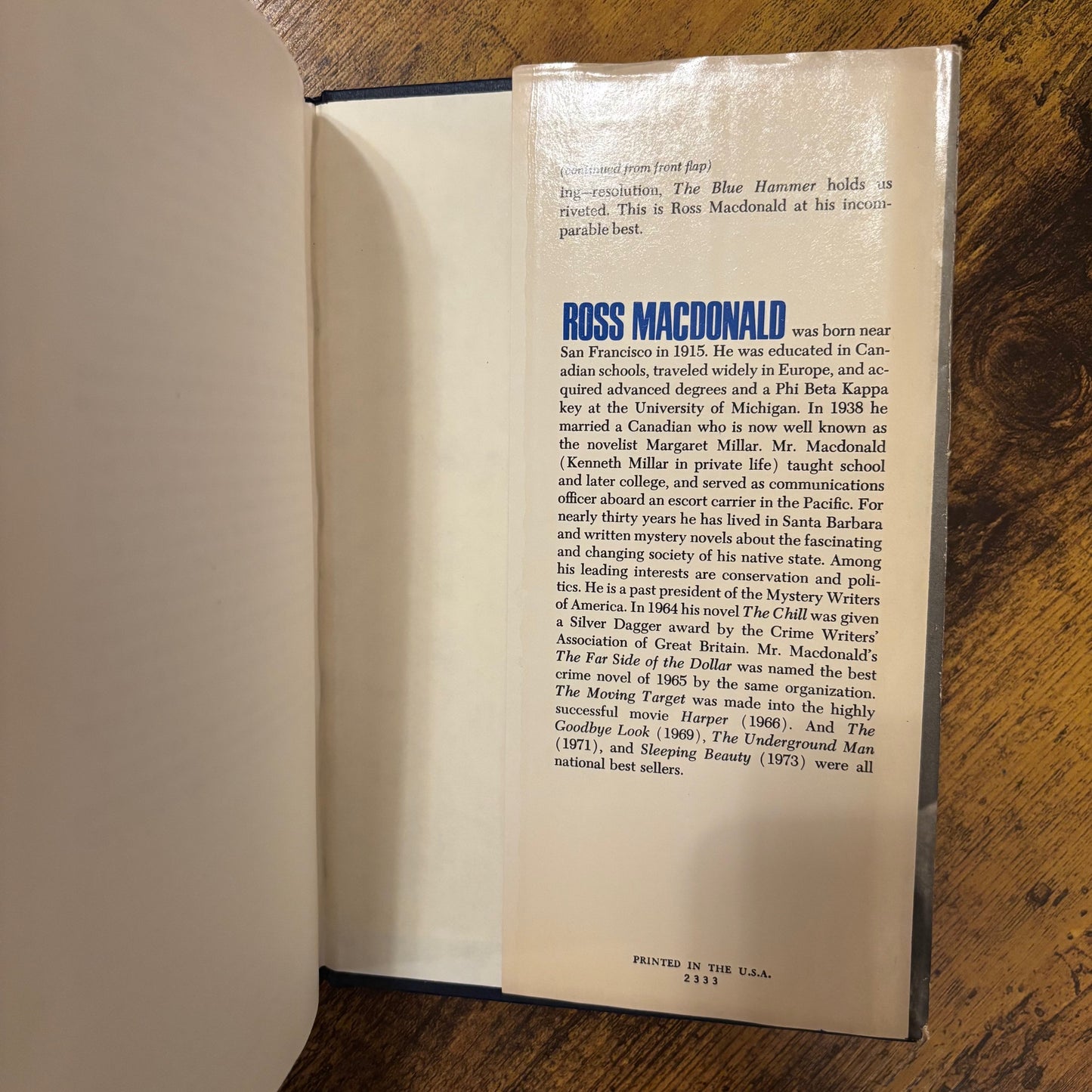 Ross Macdonald - The Blue Hammer