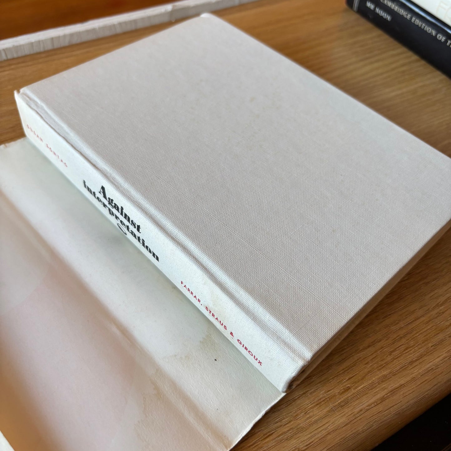 Susan Sontag - Against Interpretation - First Edition Second Printing