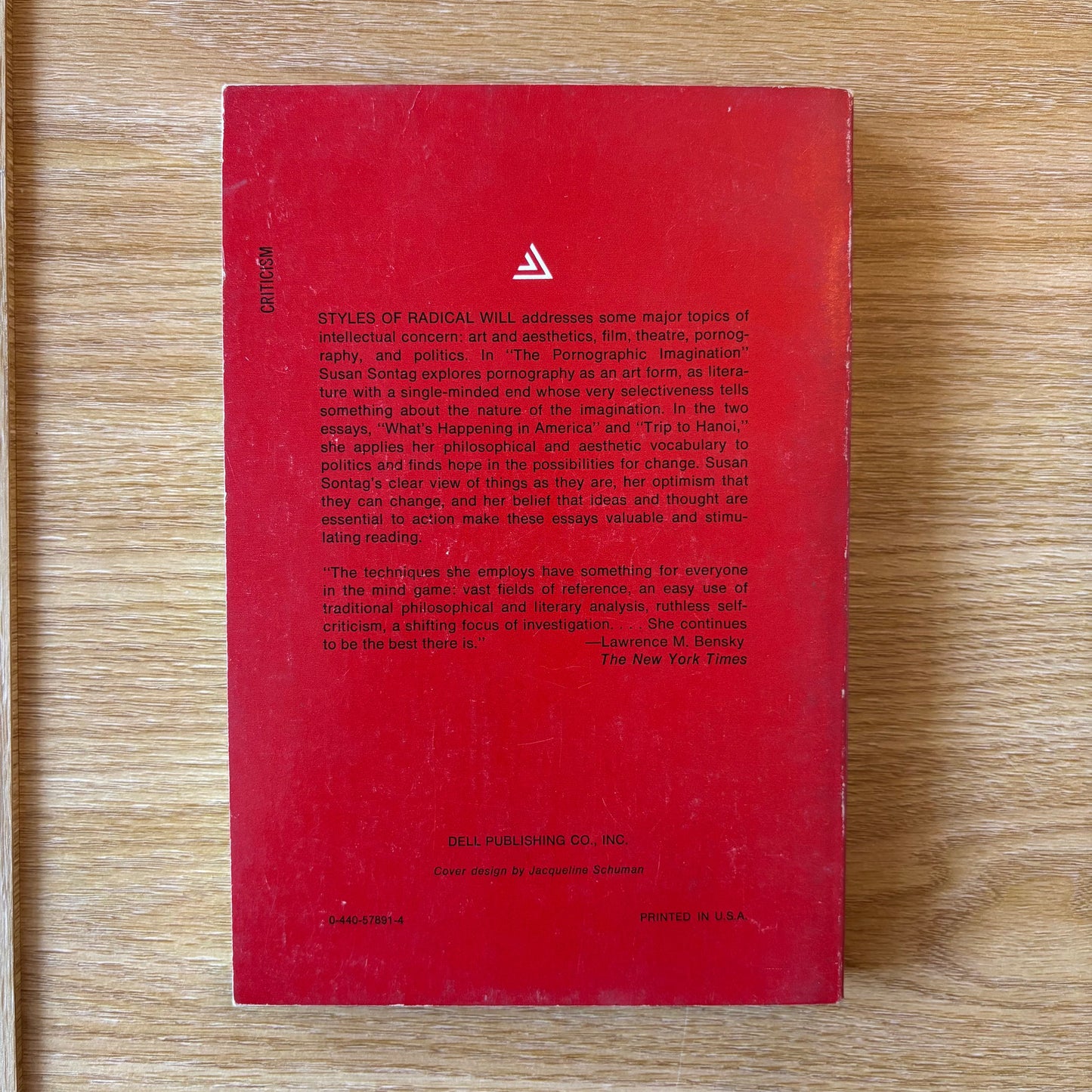 Susan Sontag - Styles of Radical Will