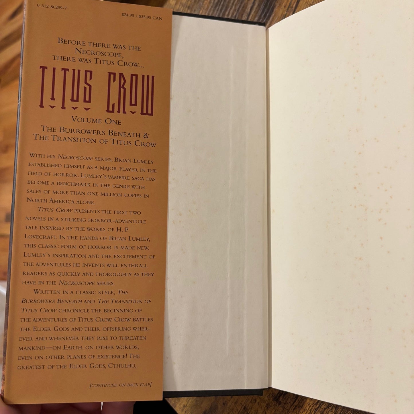Brian Lumley - Titus Crow: The Burrowers Beneath & The Transition of Titus Crow - First Edition