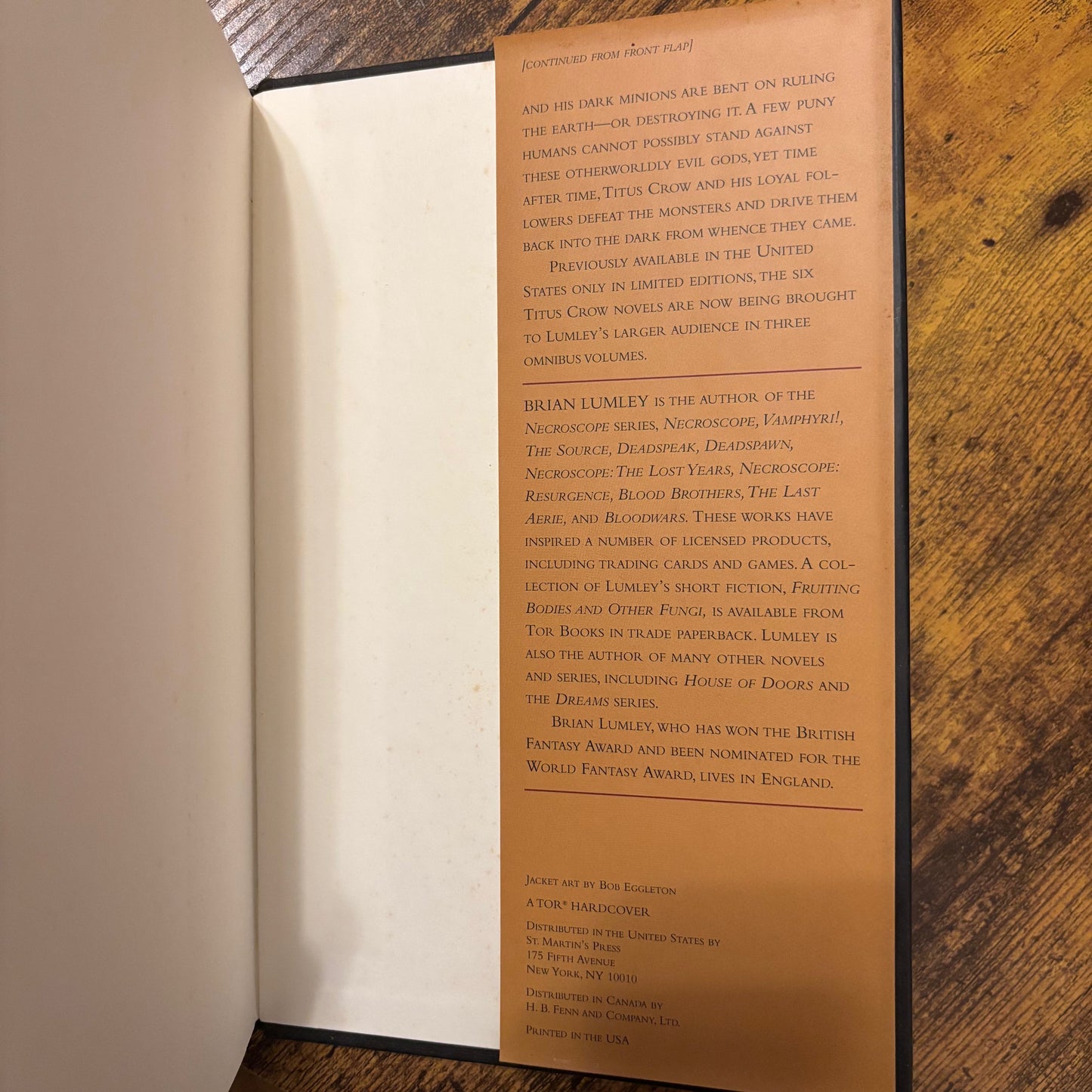 Brian Lumley - Titus Crow: The Burrowers Beneath & The Transition of Titus Crow - First Edition