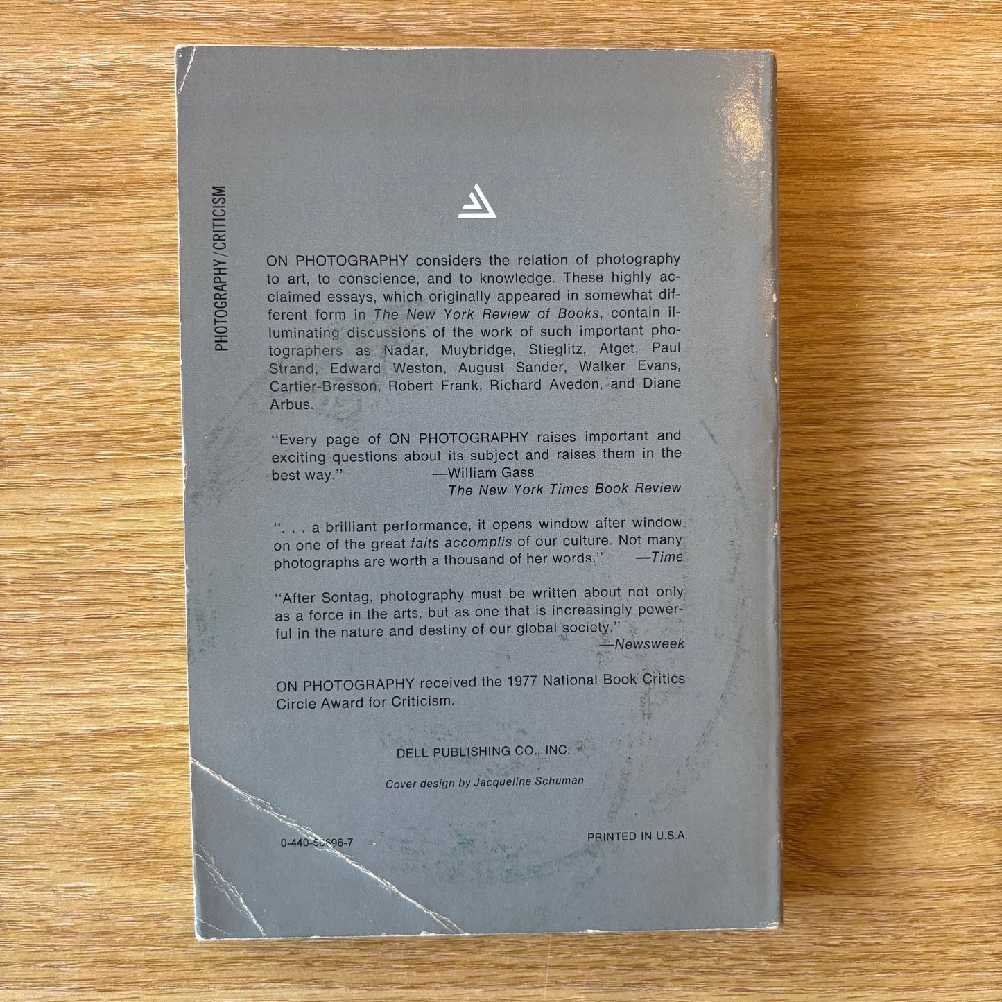 Susan Sontag - On Photography - First Edition Paperback