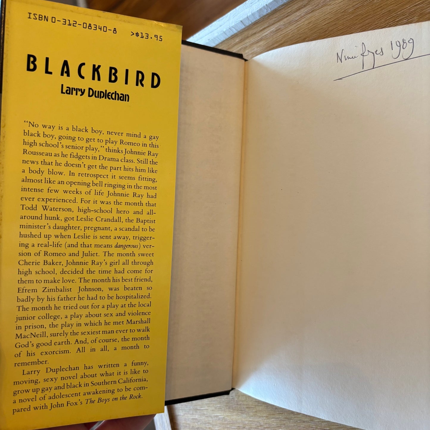 Larry Duplechan - Blackbird - First Edition