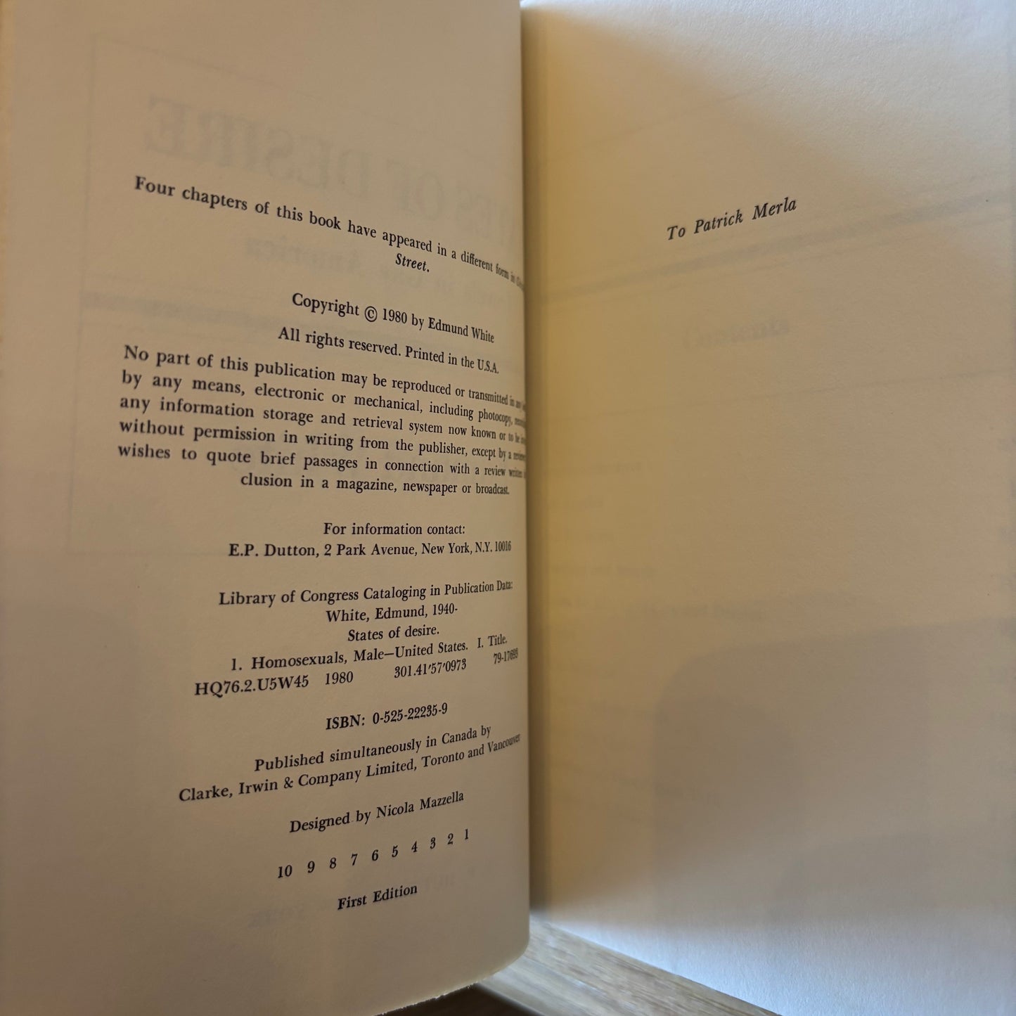 Edmund White - States of Desire: Travels in Gay America - First Edition