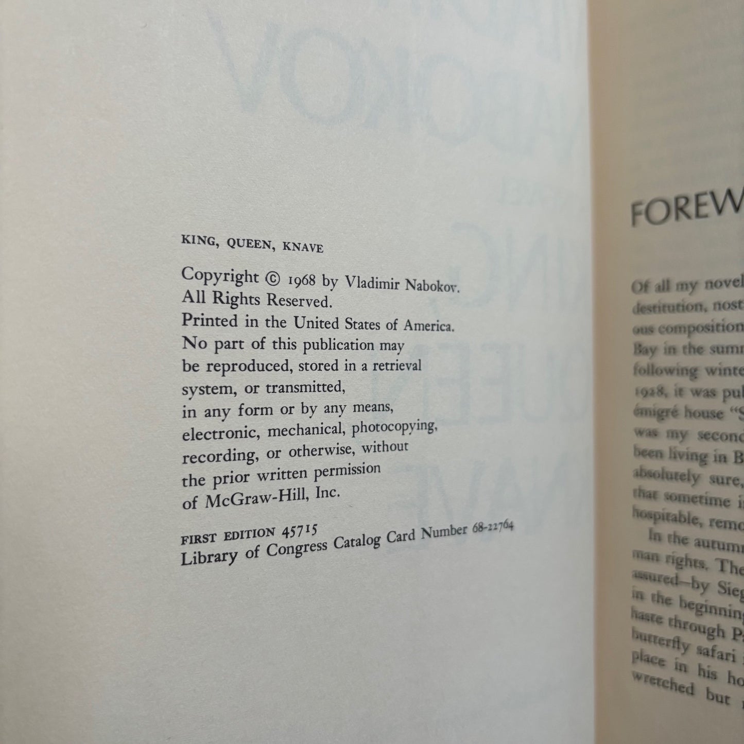 Vladimir Nabokov - King, Queen, Knave