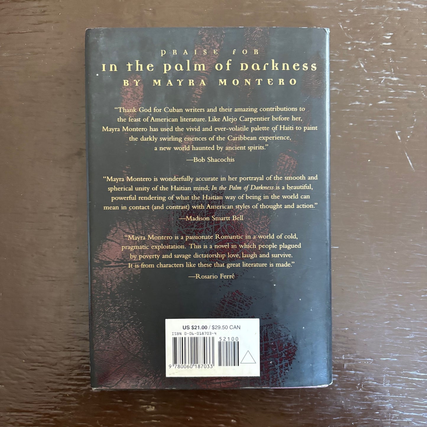 Mayra Montero - In the Palm of Darkness - First Edition