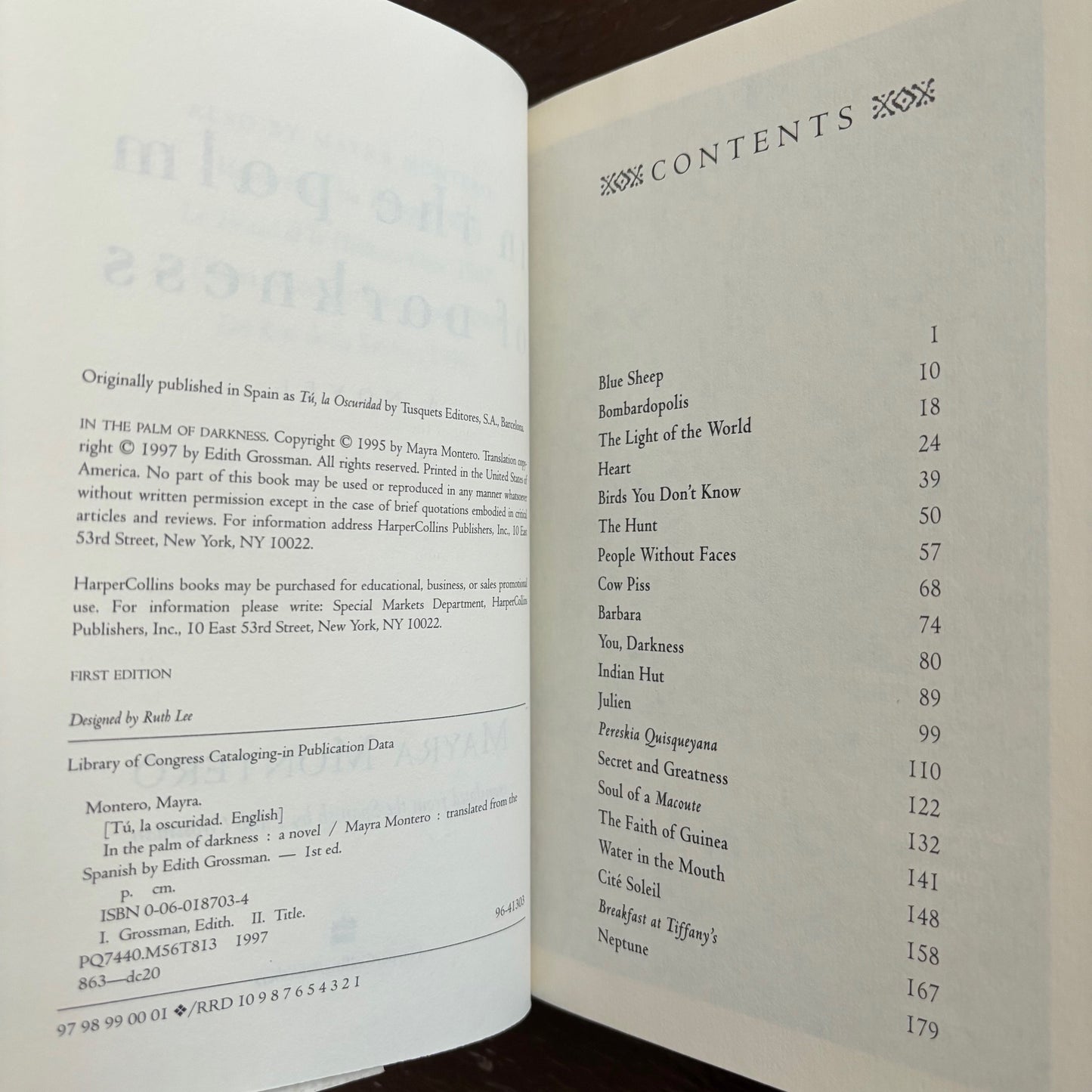Mayra Montero - In the Palm of Darkness - First Edition